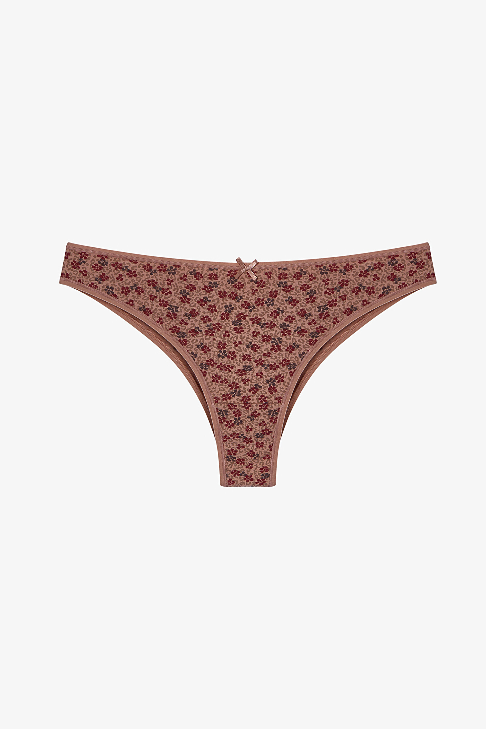 Wild Terra Leopard Patterned 3-Pack Brazilian Briefs PLJG8Z8426IY