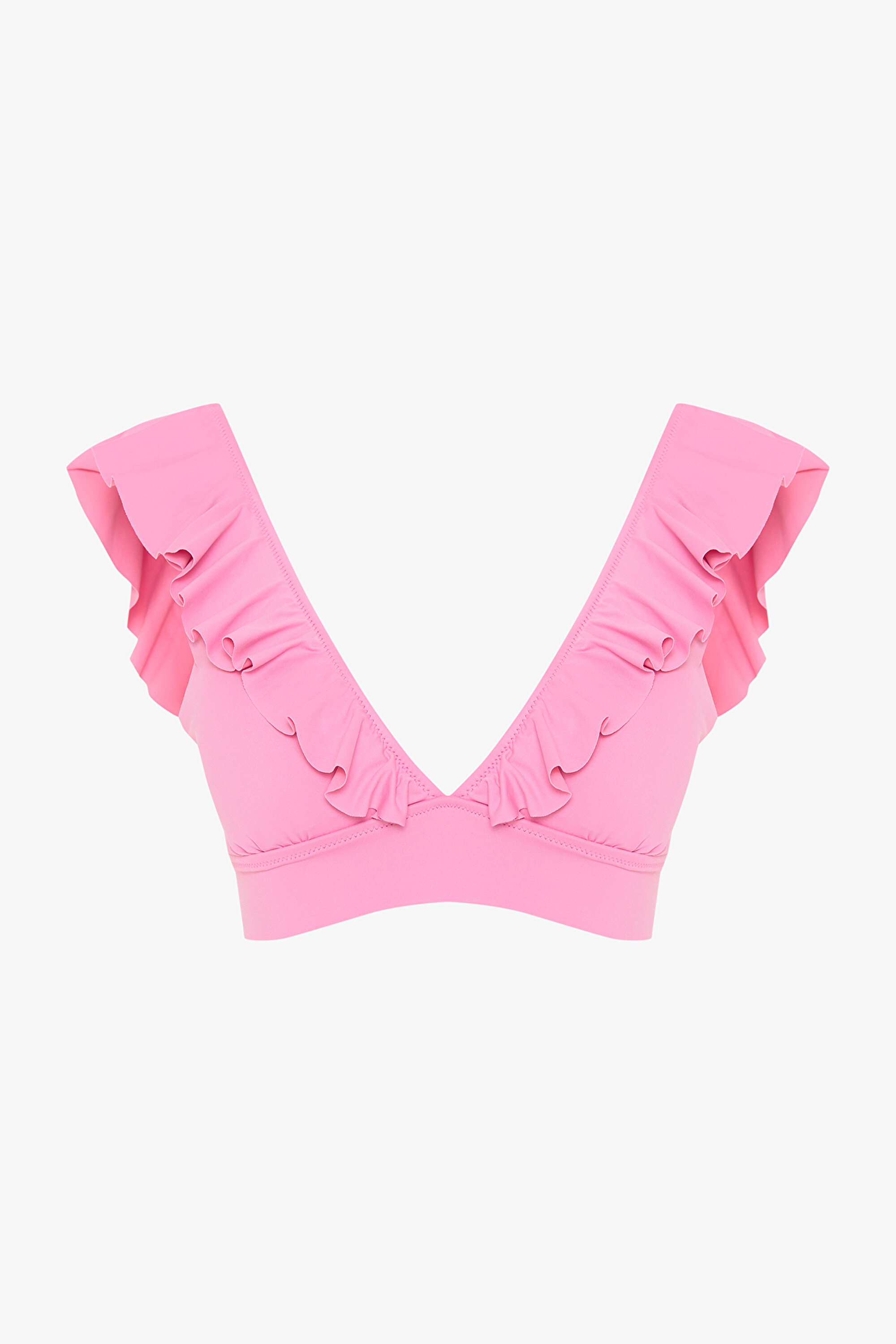 BEGONIA DEEP FRILL TOP, 34, PE8 PEMBE