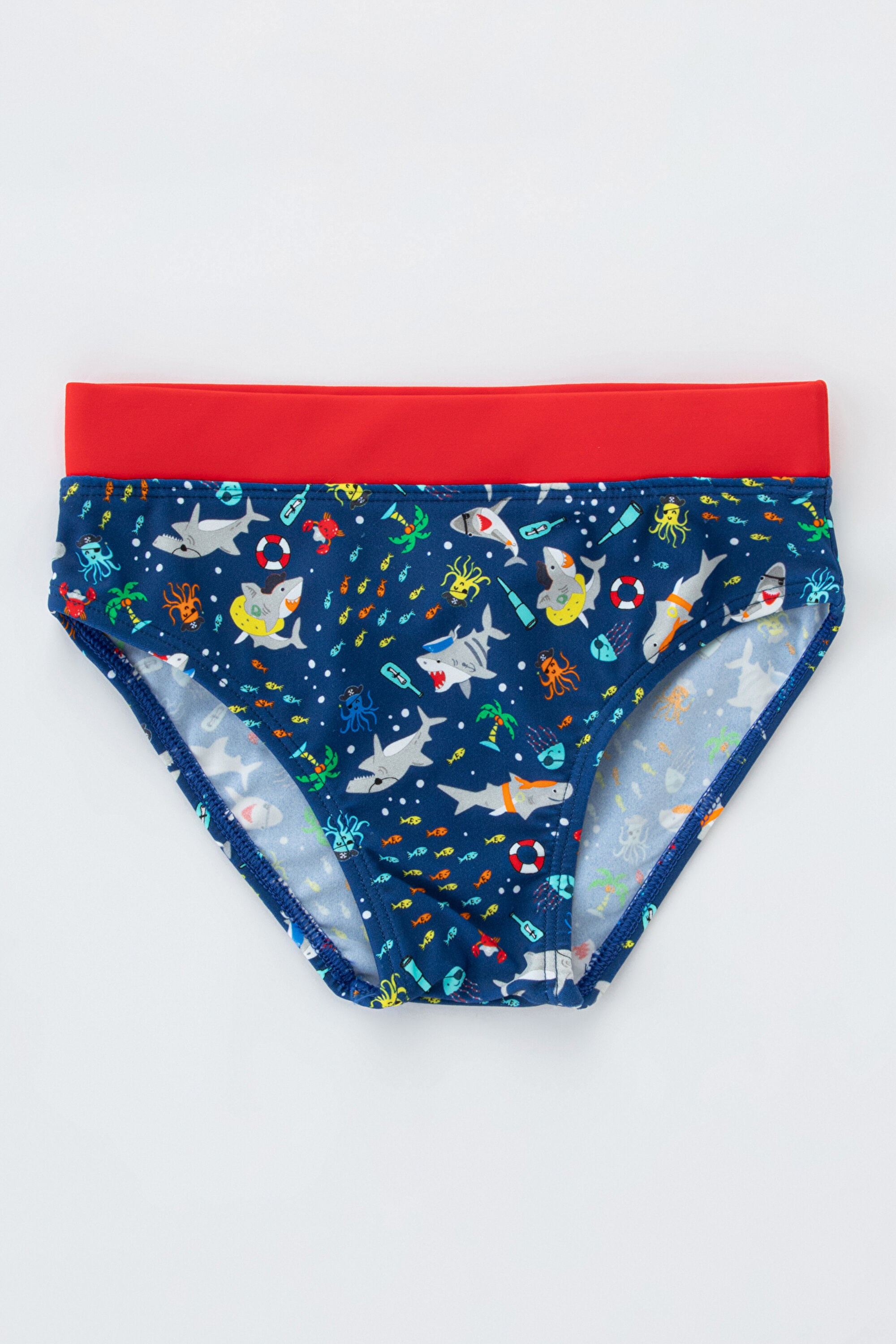BOYS PIRATTE SHARK SLIP, 2-3, MIX MIX