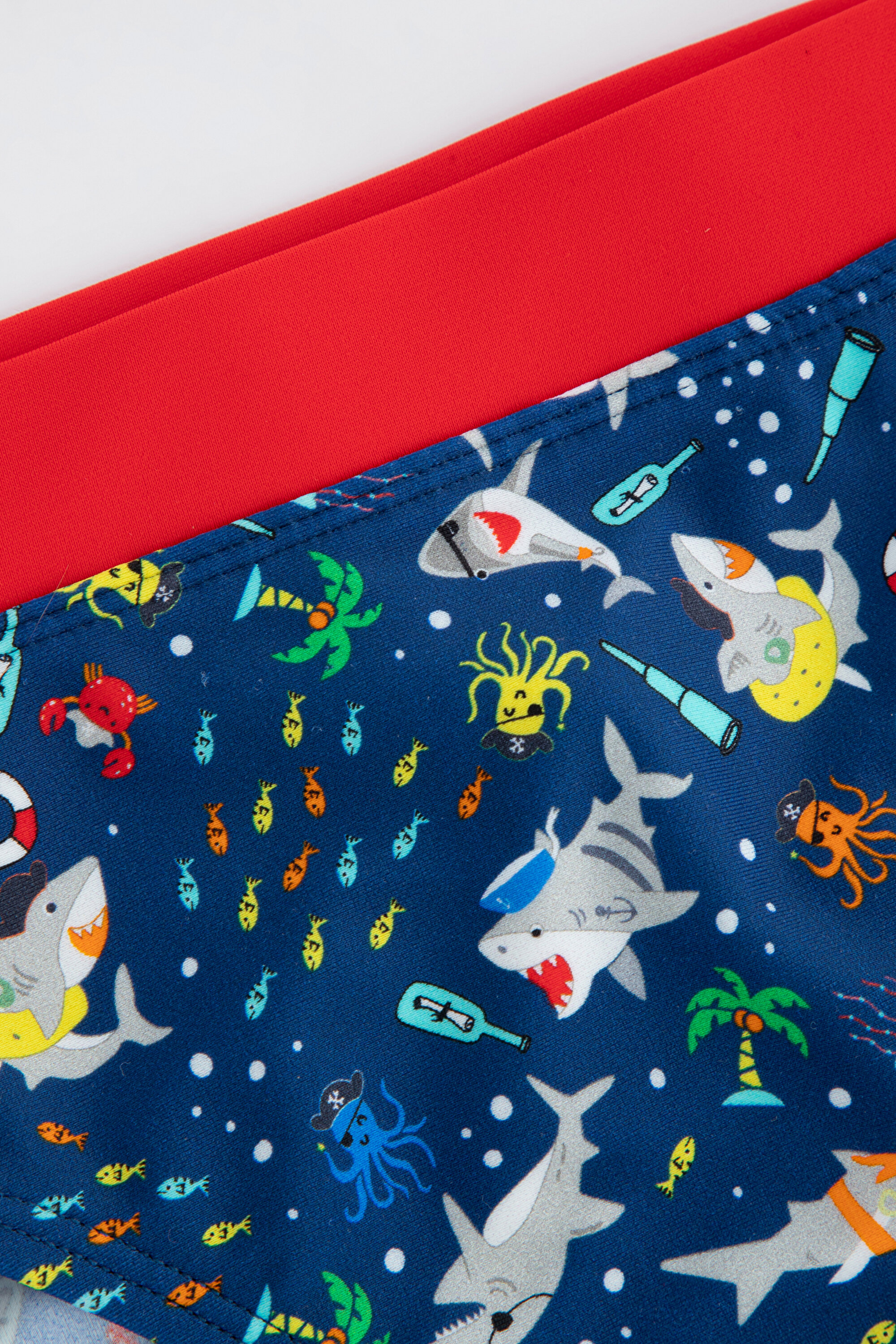 BOYS PIRATTE SHARK SLIP, 2-3, MIX MIX