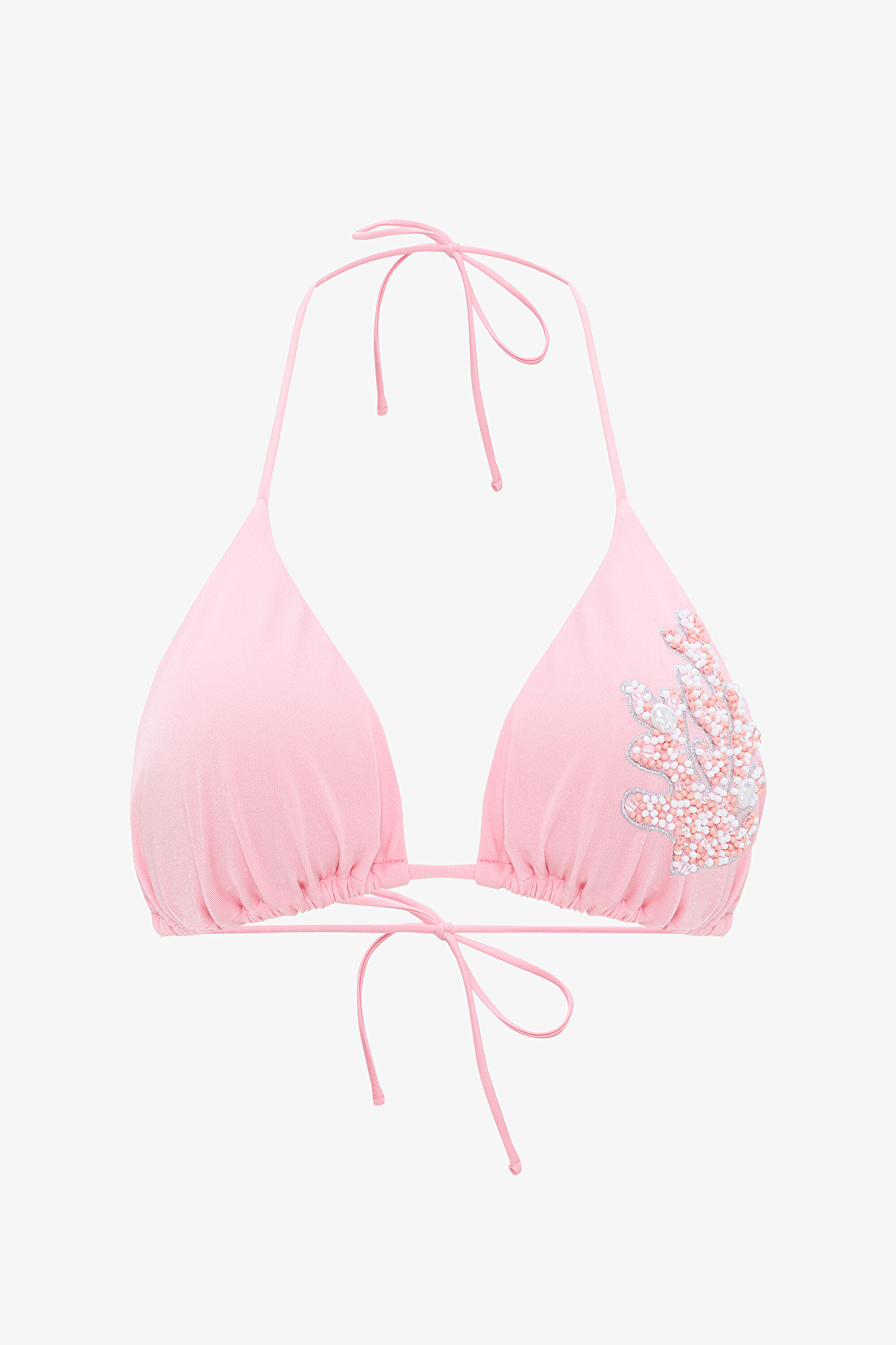 PEARL TRIANGLE TOP, 34, PN56 PEMBE