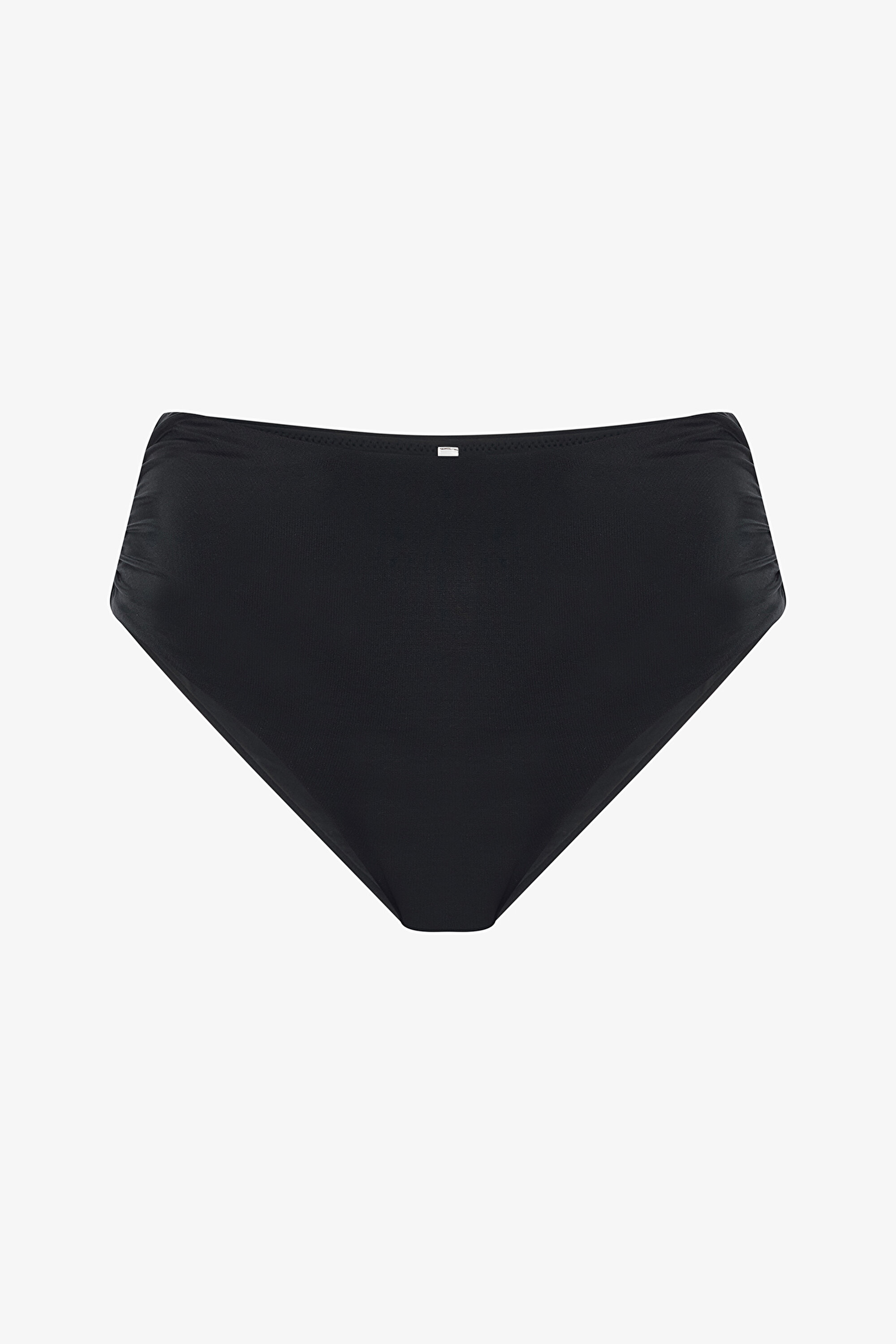 HIGH SHIRRED BOTTOM, 34, BK5 SİYAH