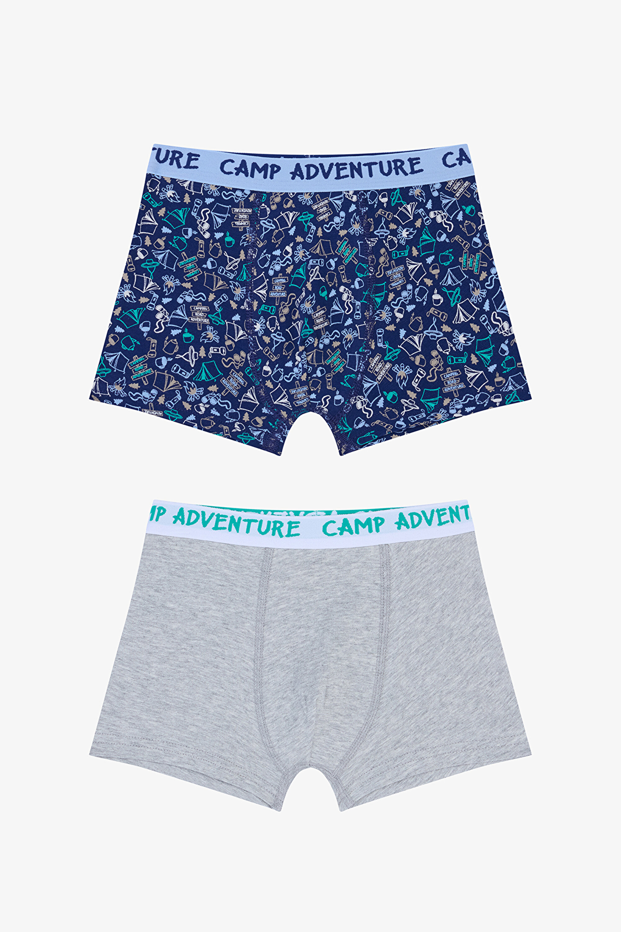 B.CAMPING 2 PACK BOXER, 11-12, MIX MIX