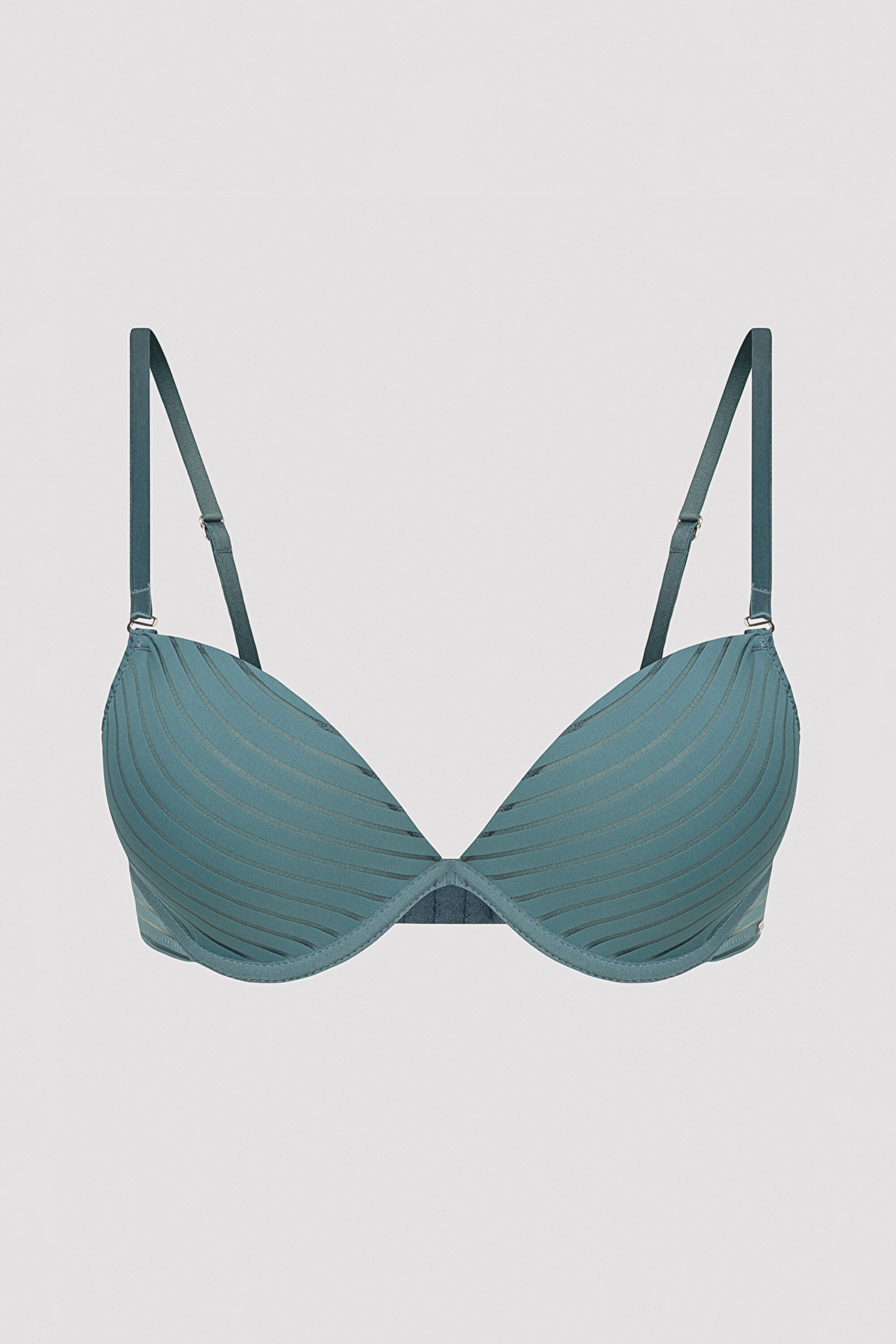 Wowbra Essentials Push Up Destekli Gri Sütyen PLRIR1P323SK-GR54