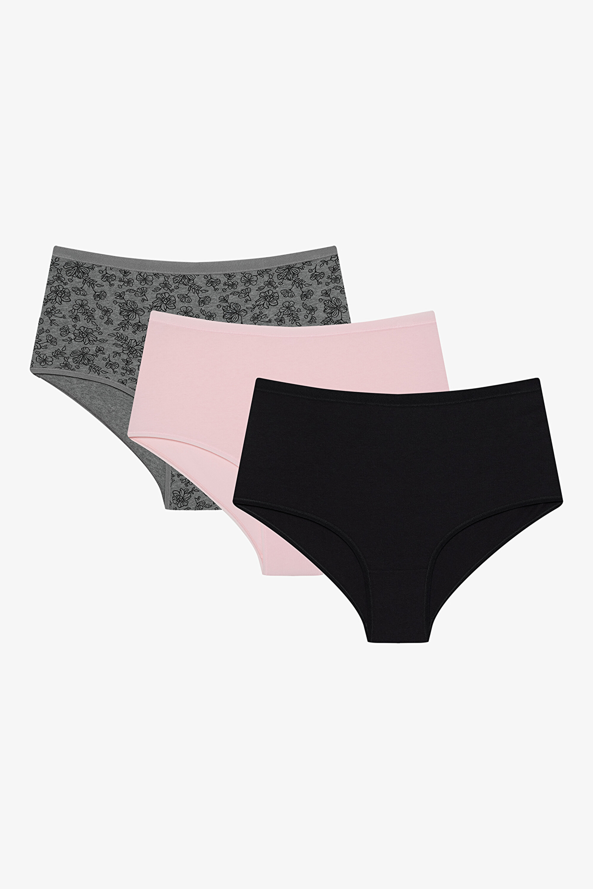 BLACK CHIC 3LU HIGHWAIST S, 2XL, MIX MIX