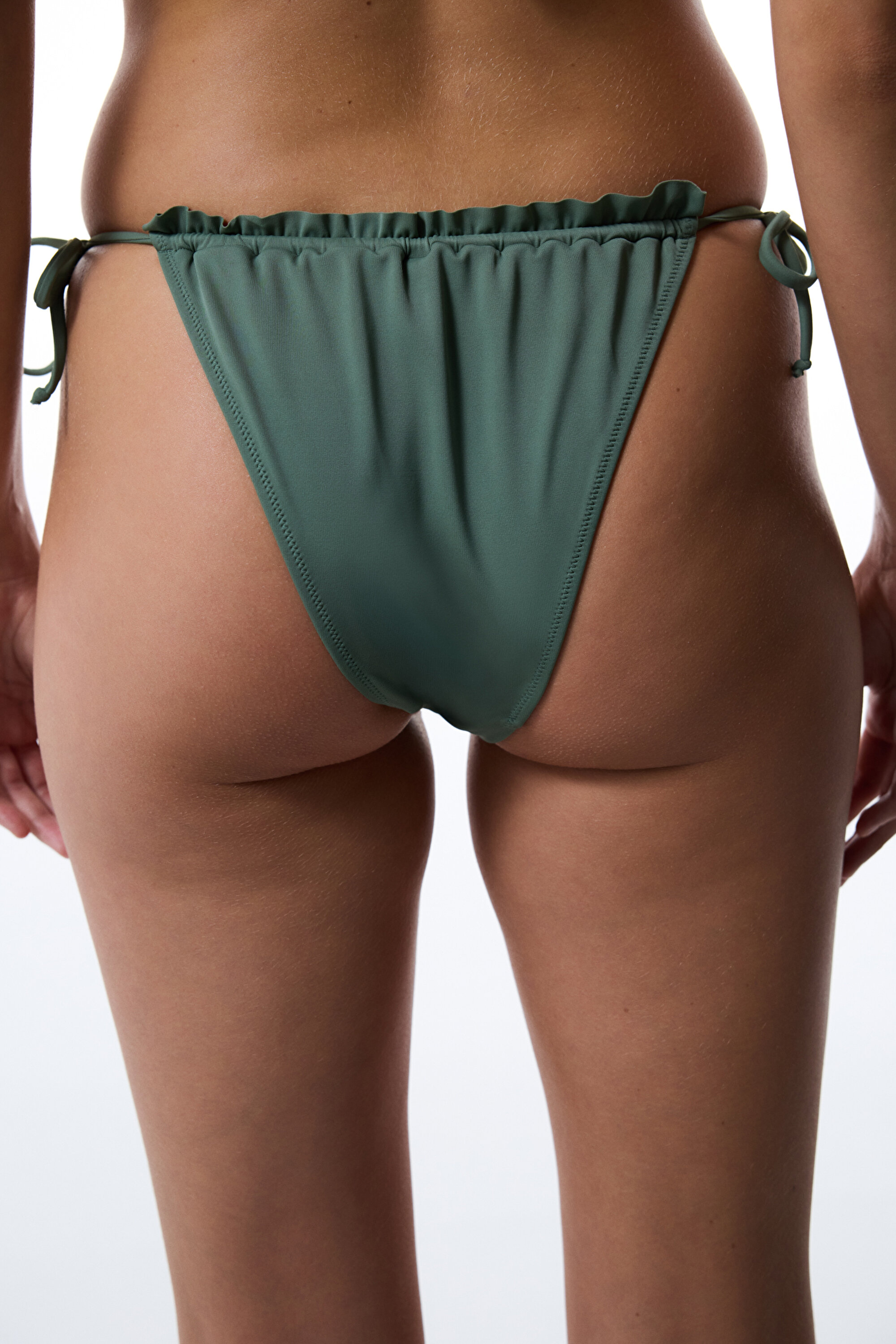 SUPER FRILL BIKINI BOTTOM, 34, ARM ARMY