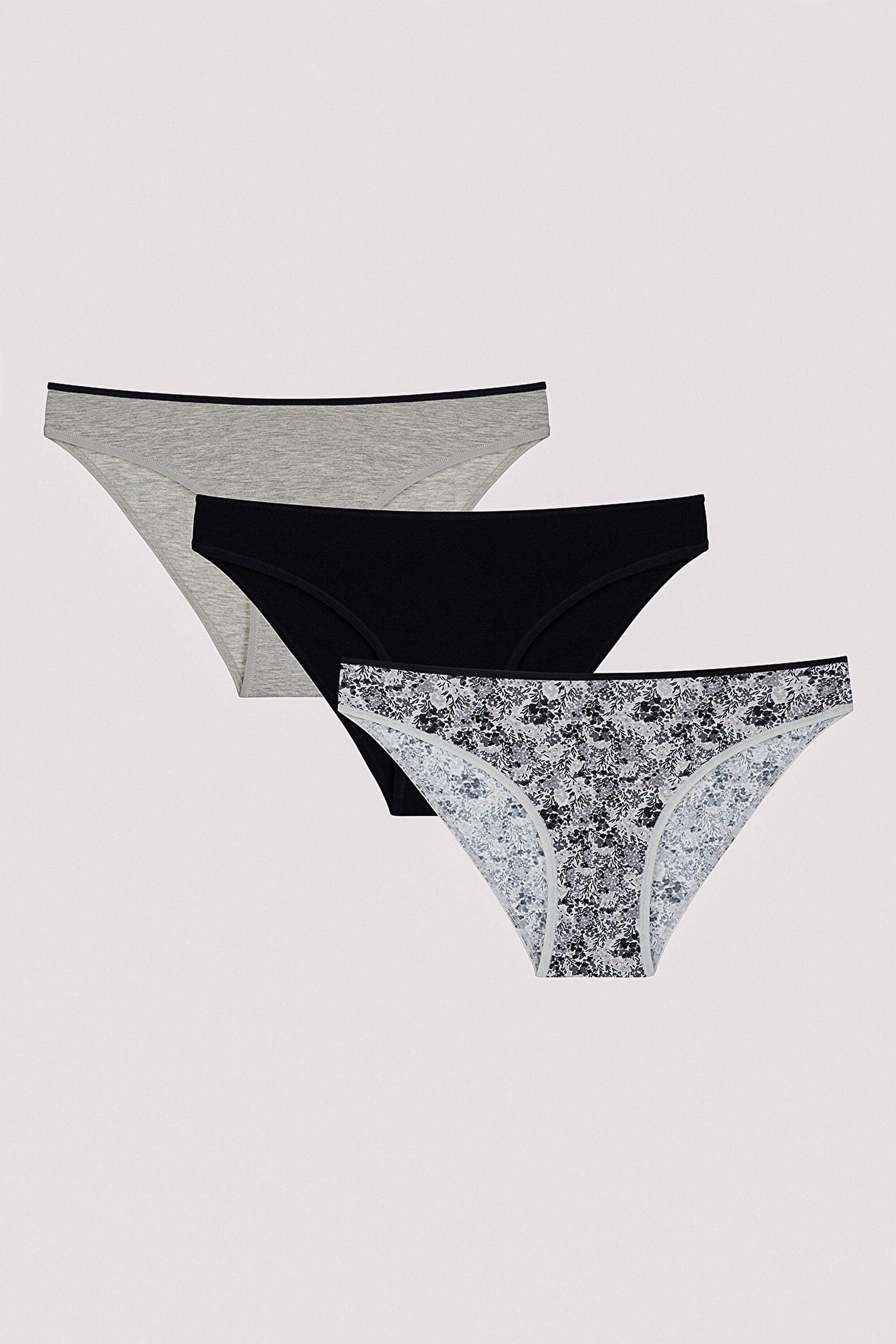 DARK FLORAL 3LU SLIP, L, MIX MIX