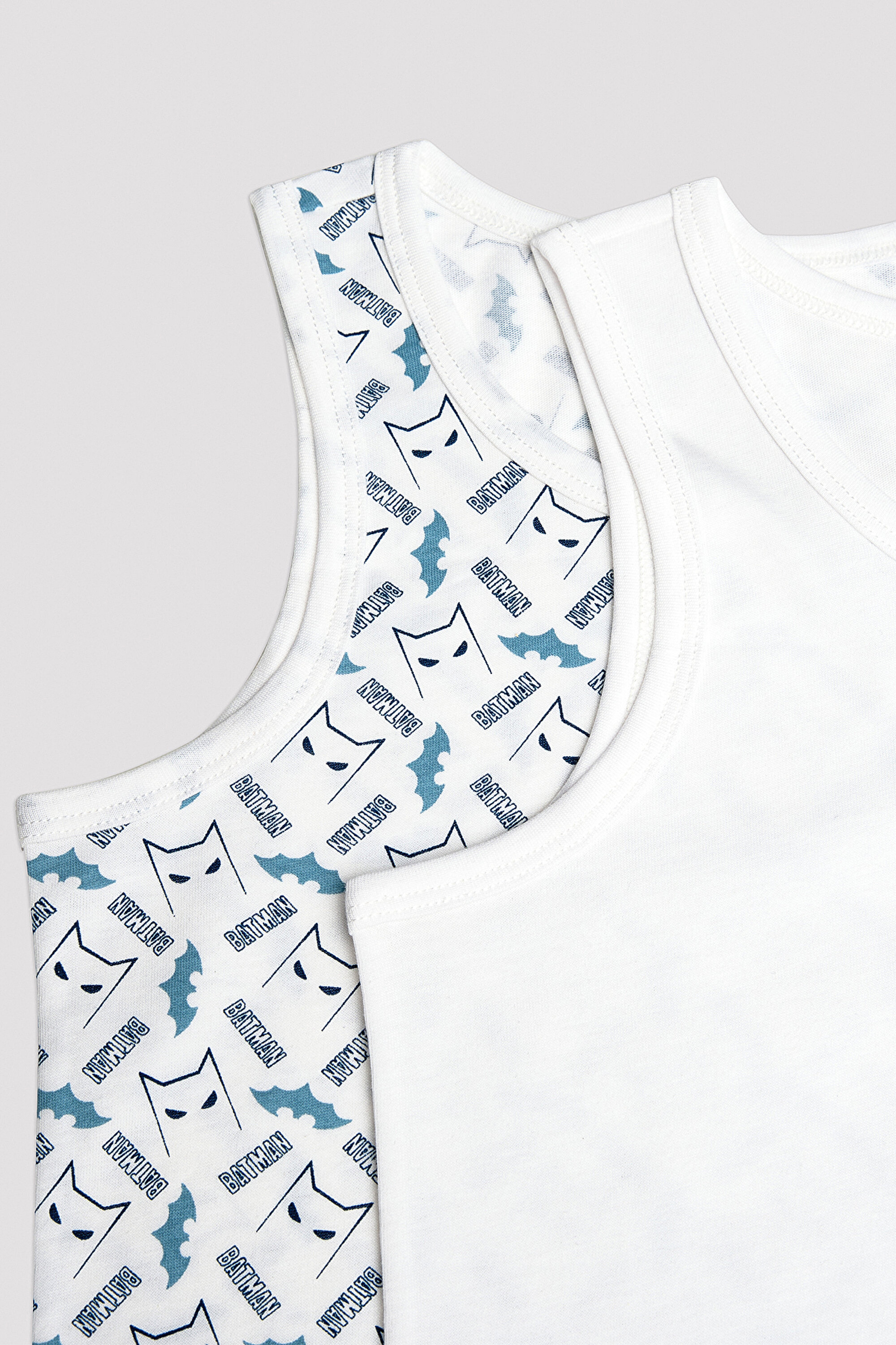 B.BATMAN 2 PACK VEST, 11-12, MIX MIX