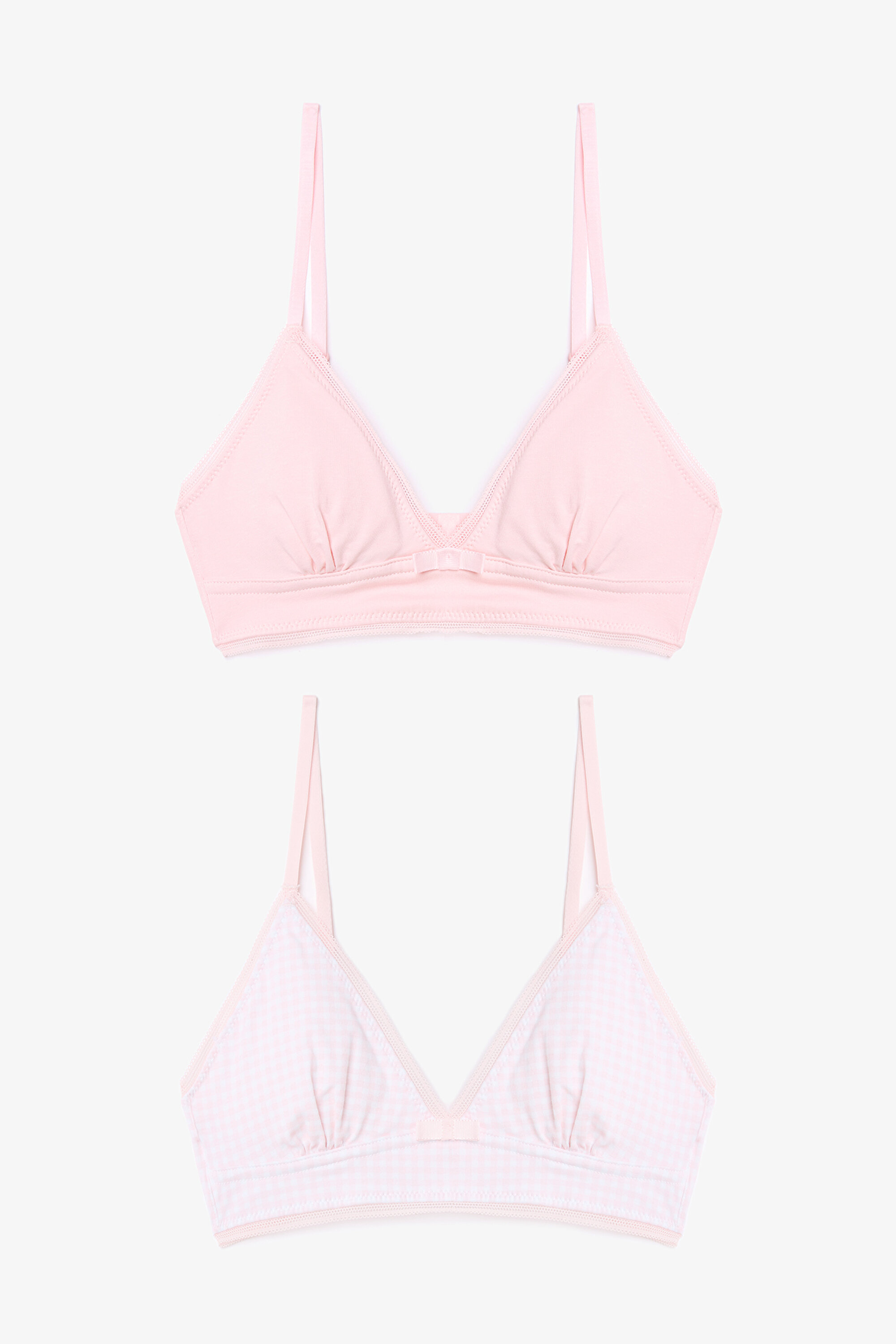 MY FIRST BRA GINGHAM 2 PAC, 60A, MIX MIX