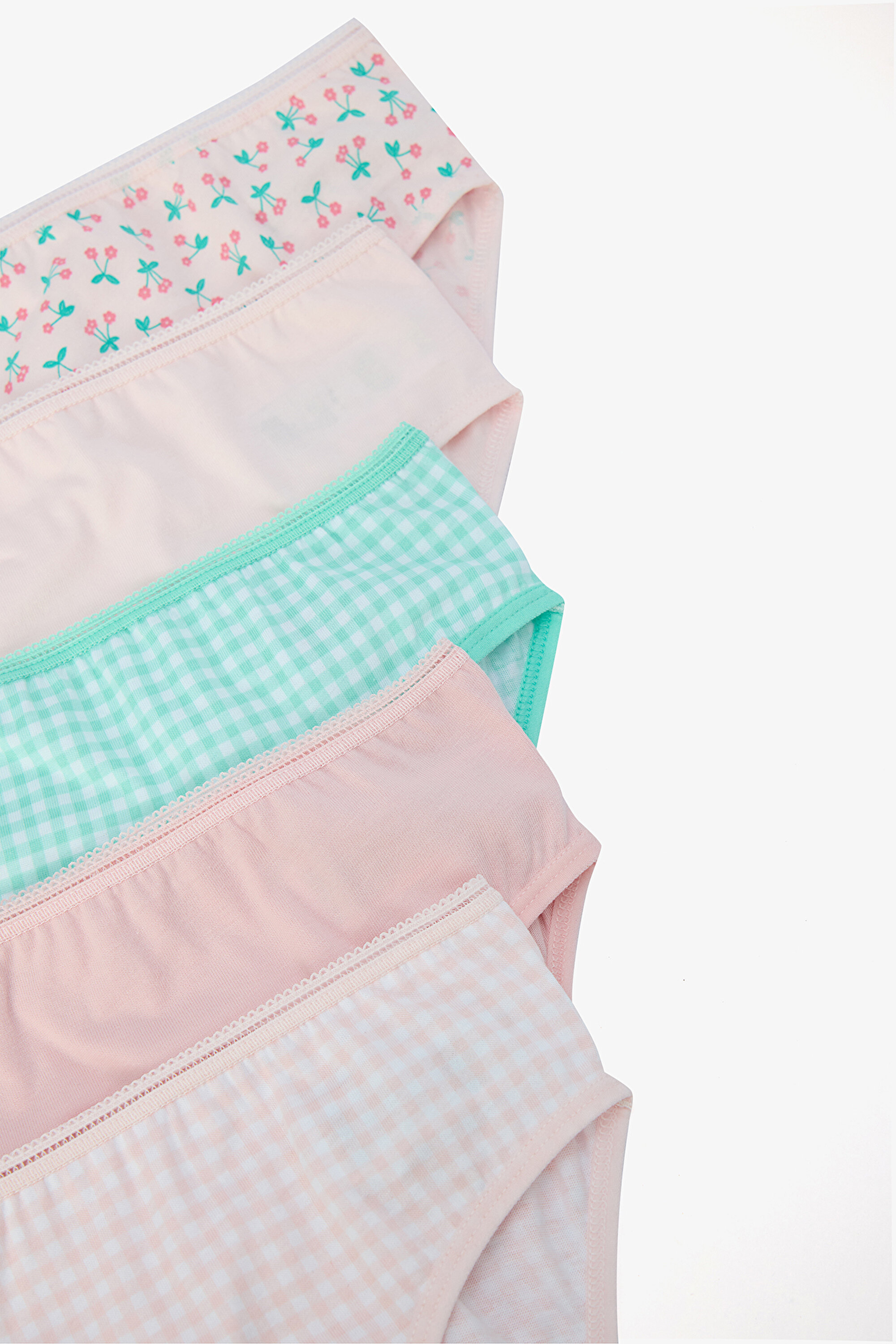 Multi Color Girl's Cherry 5-Pack Slip PLW32B6N25IY-MIX - MIX - Penti