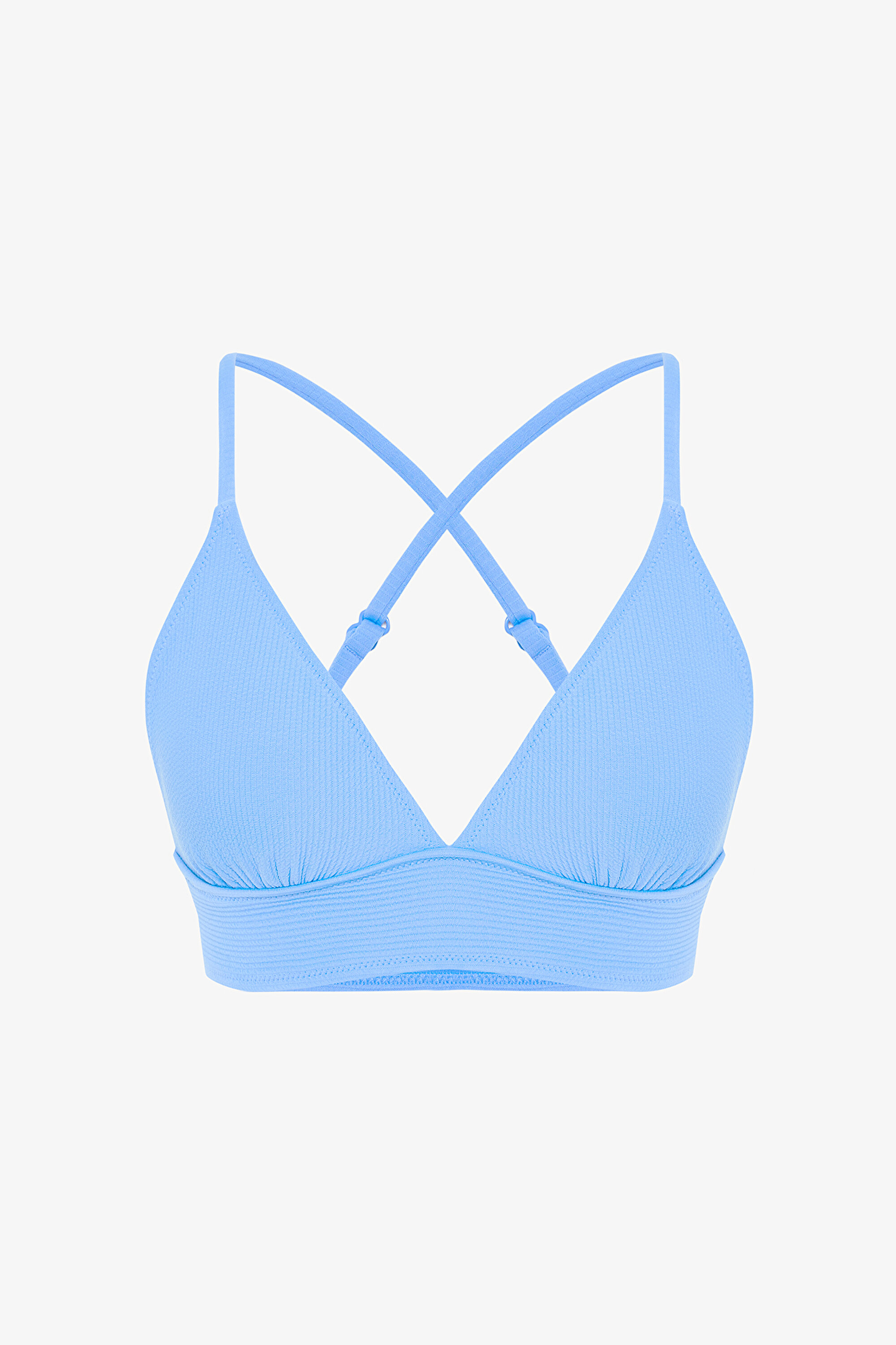 BUBBLE BRALETTE TOP, 32, BE51 MAVI