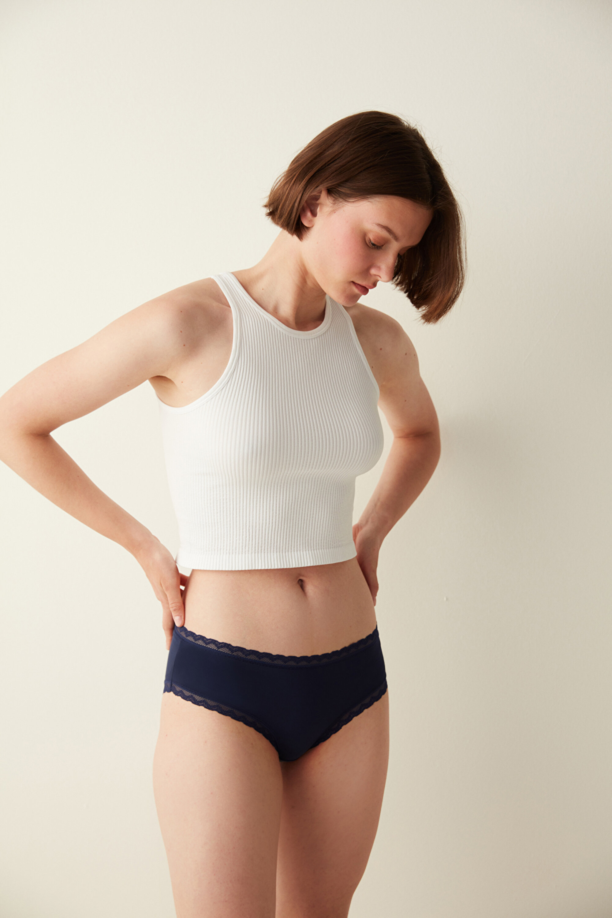 レディース neith. Twill Lingerie Half Pants