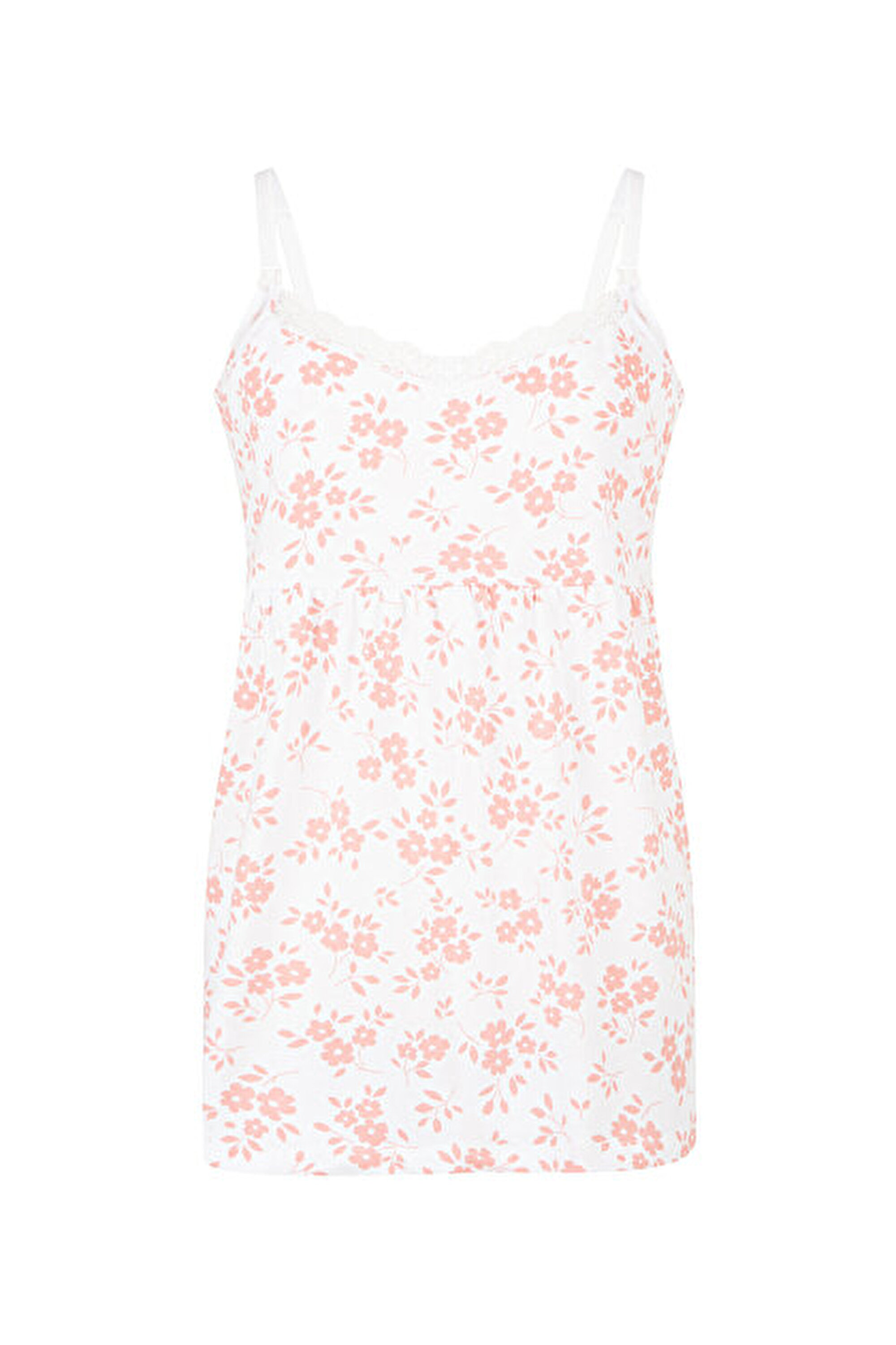 MAMA PINK FLOWERS AT, L, WT3 OPTIK BEYAZ
