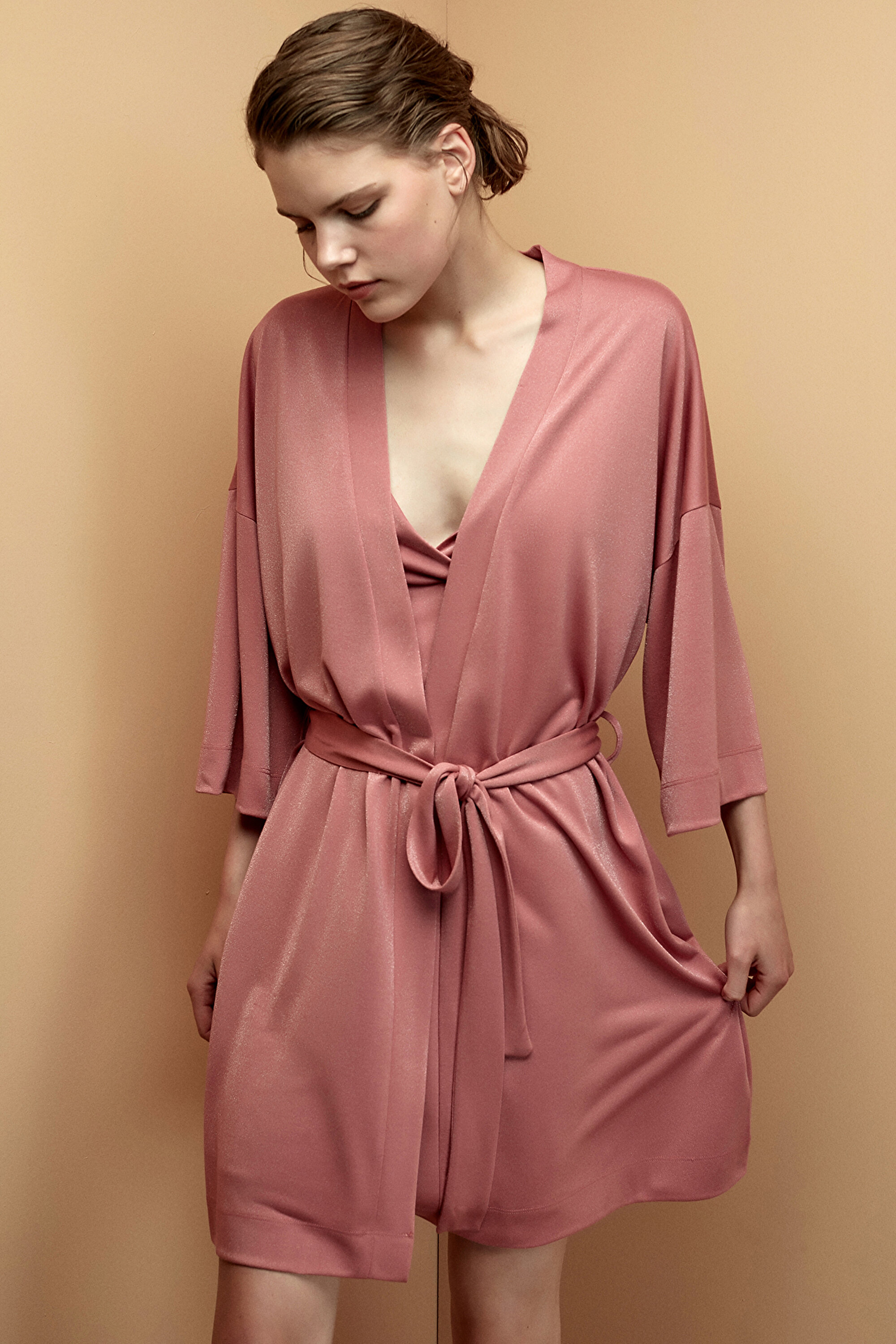 PINK NUDE SABAHLIK, M/L, PN34 MISTIK GUL