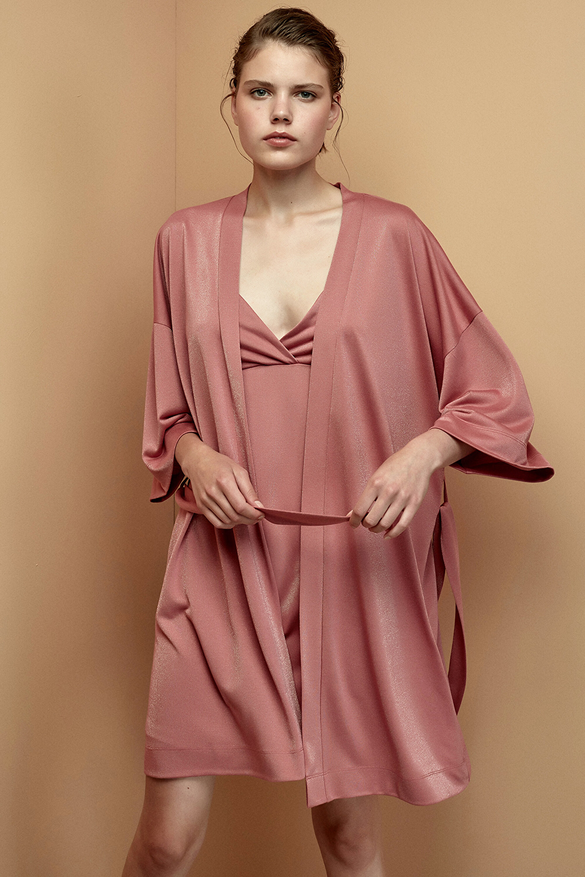 PINK NUDE SABAHLIK, M/L, PN34 MISTIK GUL