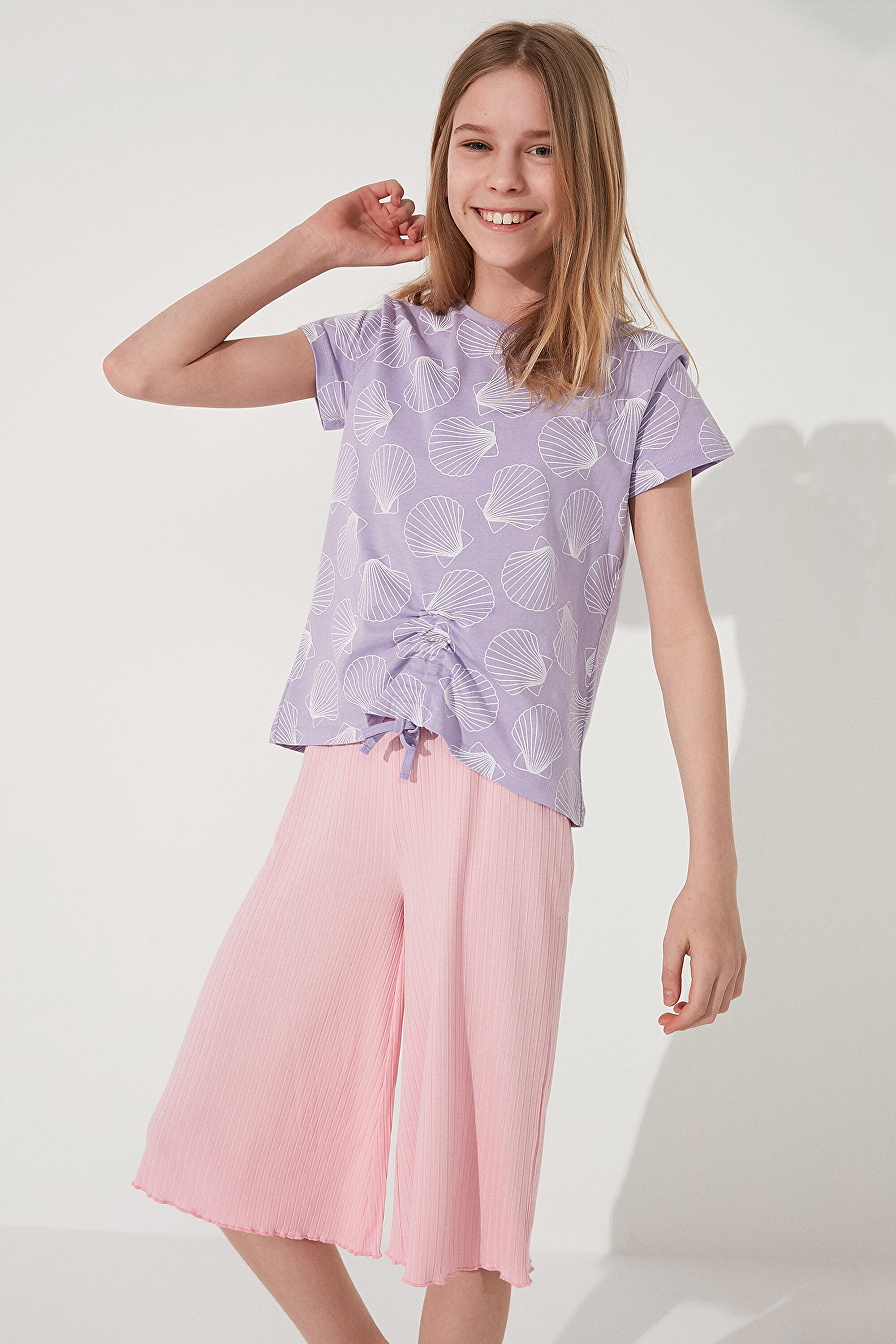 TEEN SHELL 2LI PJ SET, 112, MIX MIX