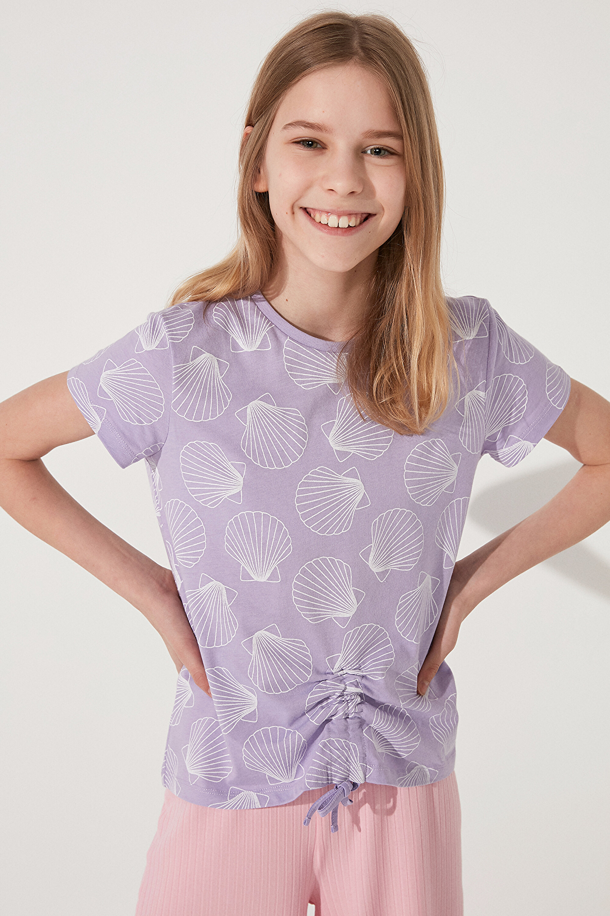 TEEN SHELL 2LI PJ SET, 112, MIX MIX