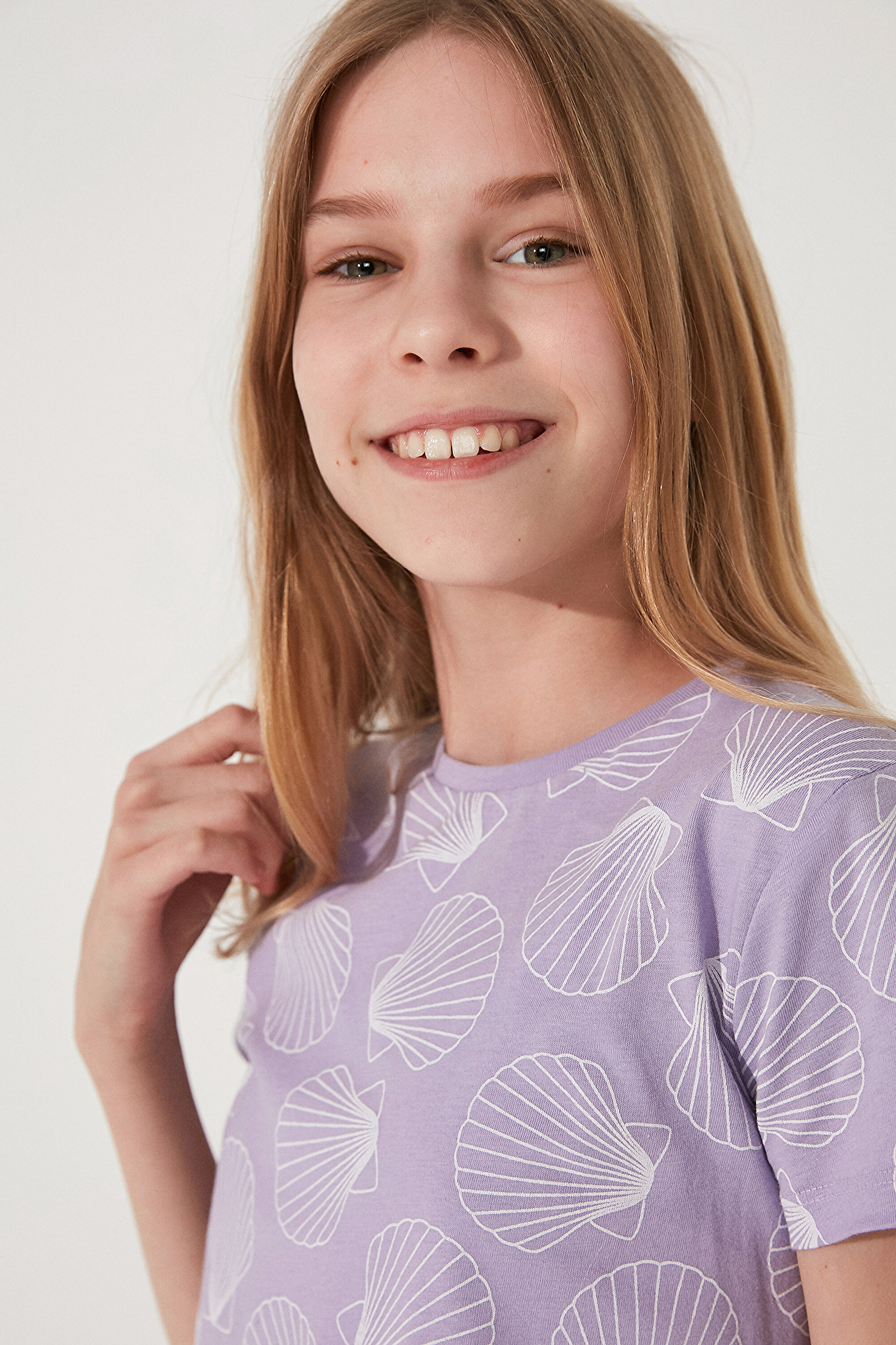 TEEN SHELL 2LI PJ SET, 112, MIX MIX