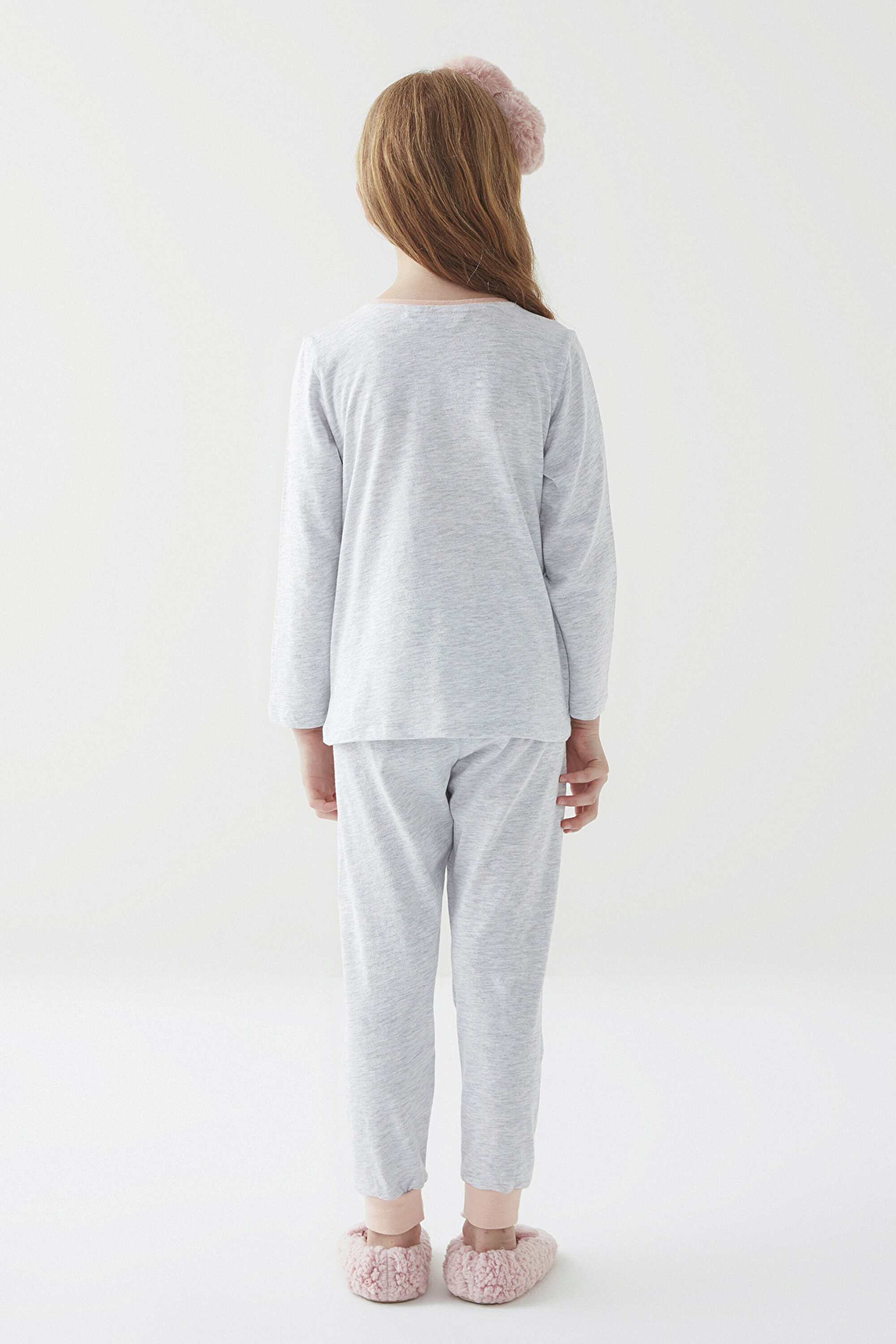 GIRLS CK LETTERS LS 4LU PJ, 3-4, MIX MIX