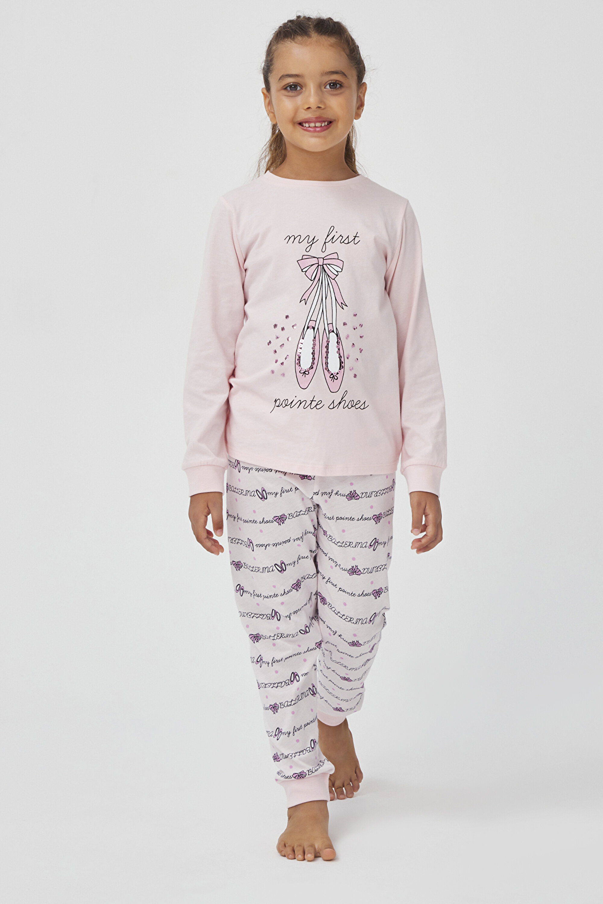 GIRLS SHOES 2LI PJ SET, 3-4, INCI