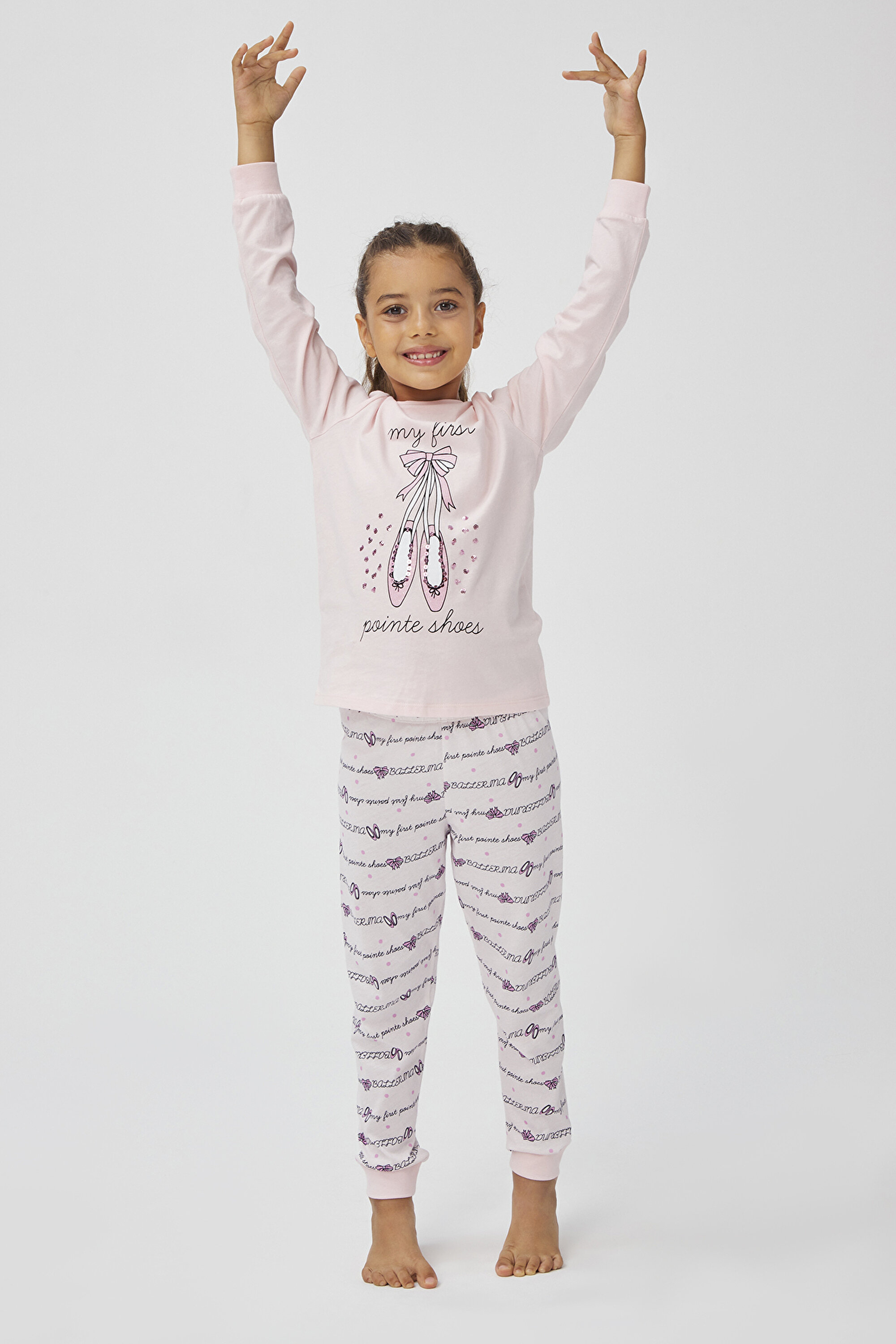 GIRLS SHOES 2LI PJ SET, 3-4, INCI