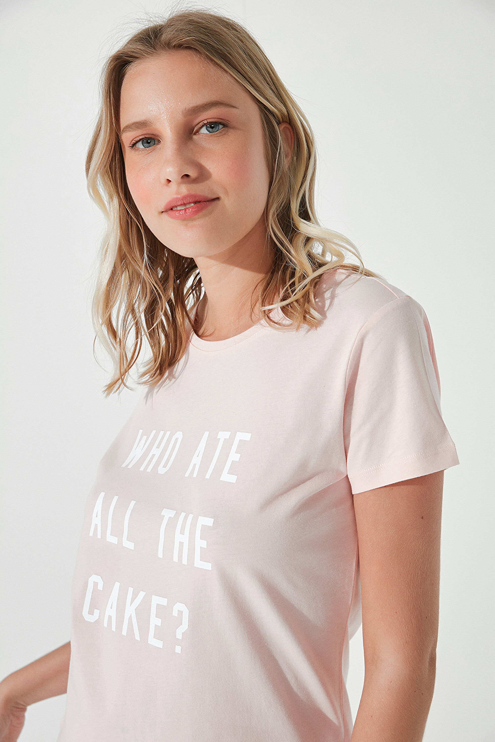 SLOGAN CAKE SS PANTOLON SE, L, PE9 PEMBE