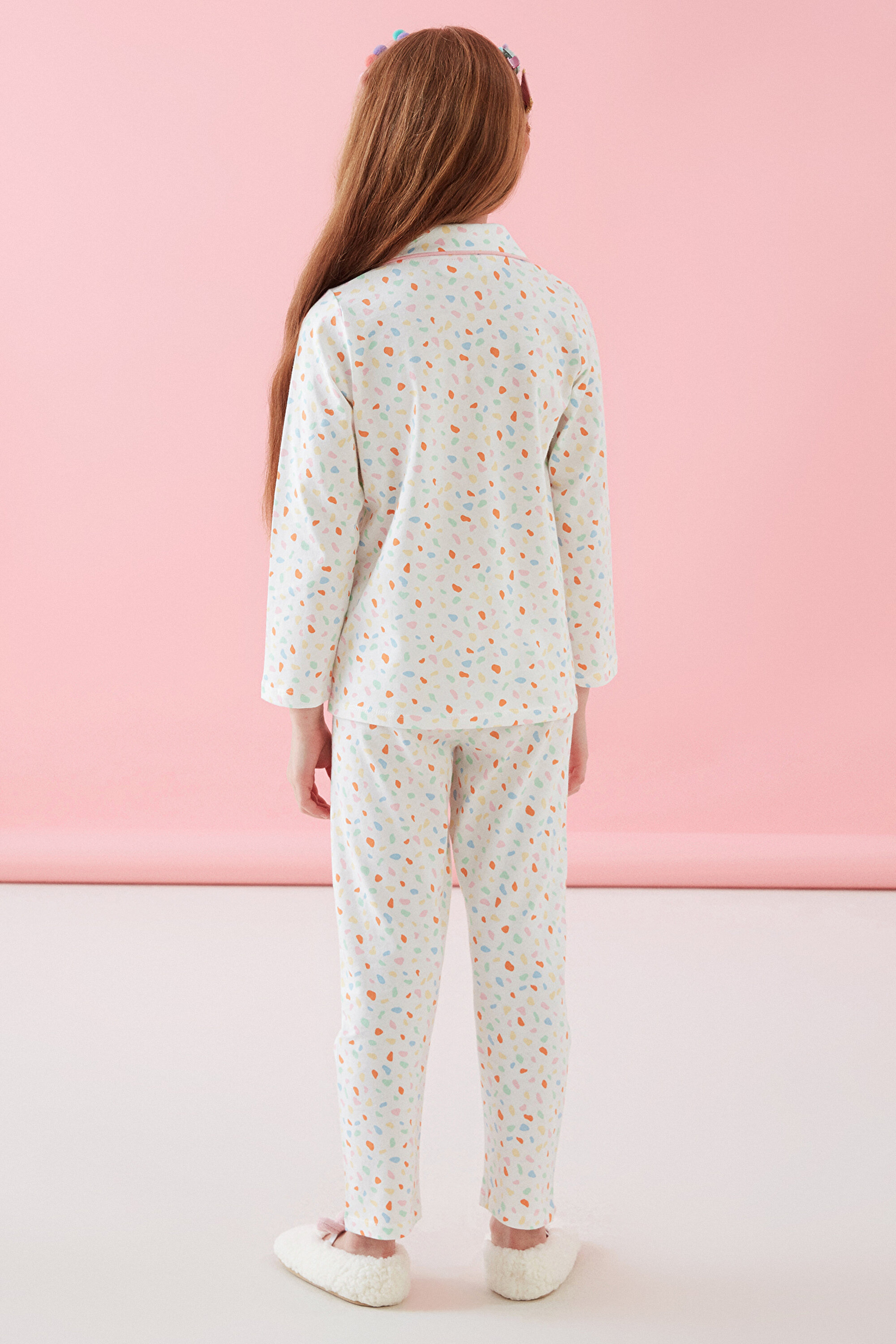 GIRLS PATTERN LS 2LI GÖMLE, 3-4, MIX MIX