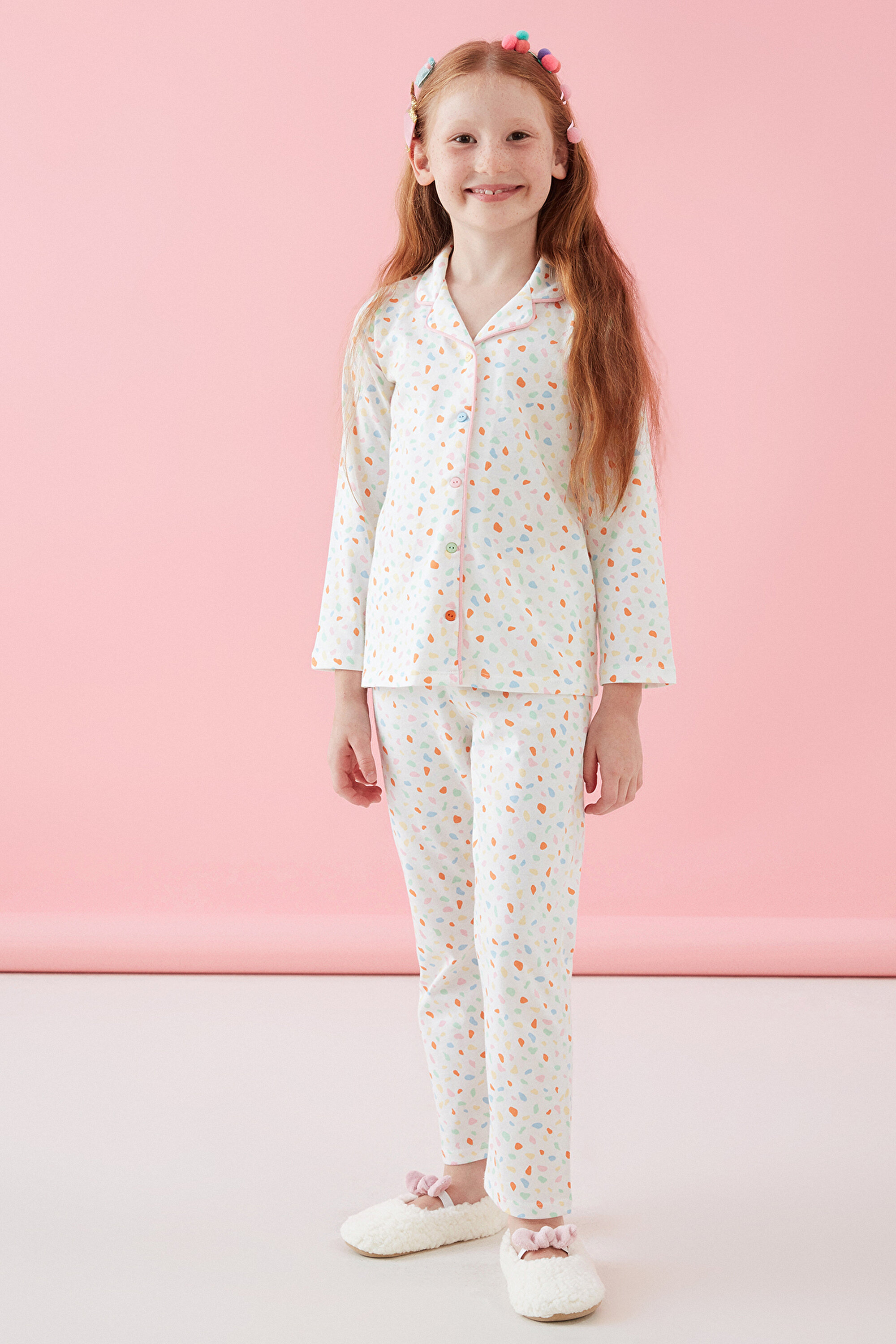 GIRLS PATTERN LS 2LI GÖMLE, 3-4, MIX MIX