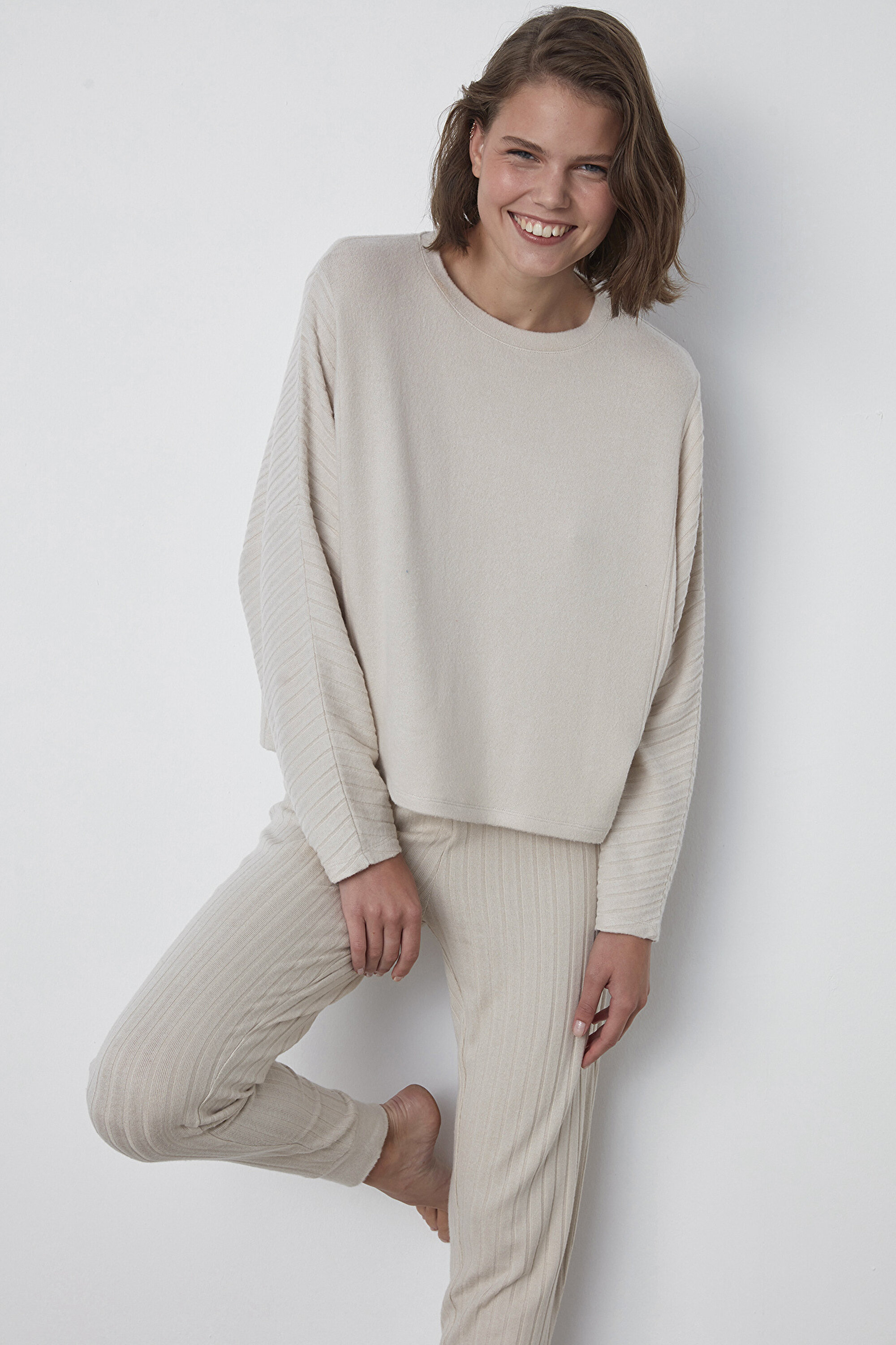 TIME TO CHILL SWEATSHIRT, L, BG37 BEJ