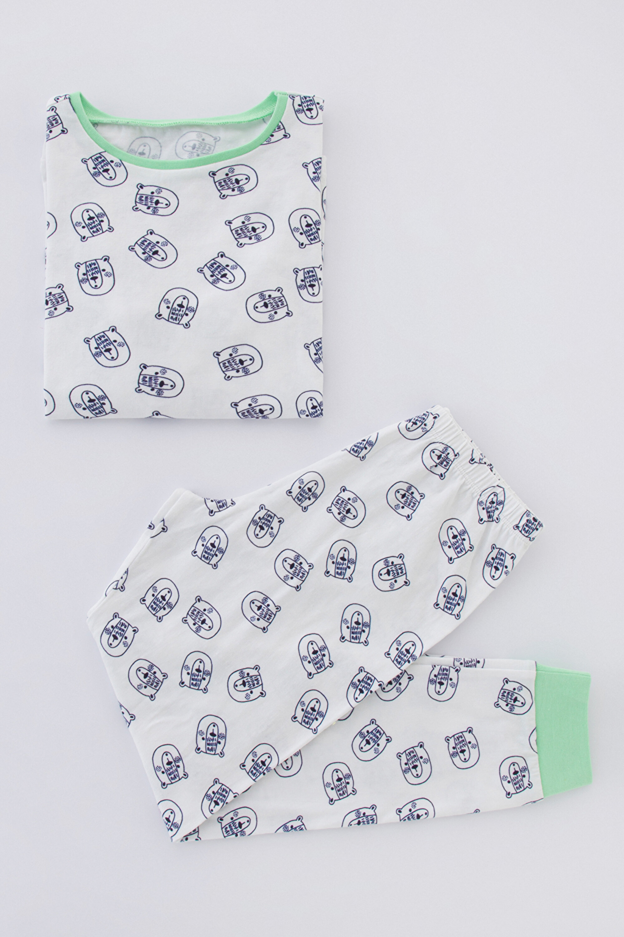 BOYS BEAR STORY 4LÜ PJ SET, 11-12, MIX