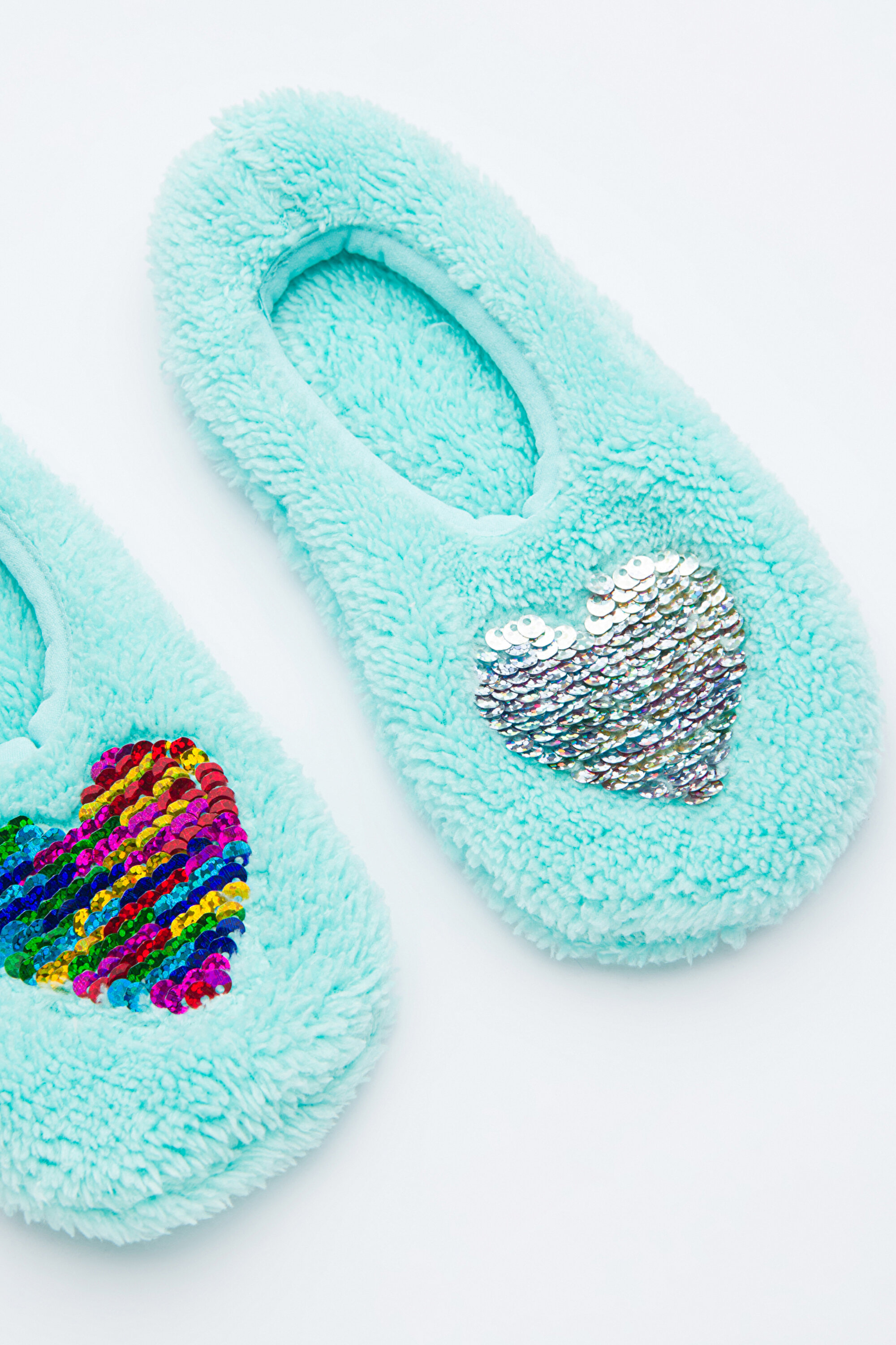 GIRLS HEART SEQUIN, 202, MT1 MINT YESILI