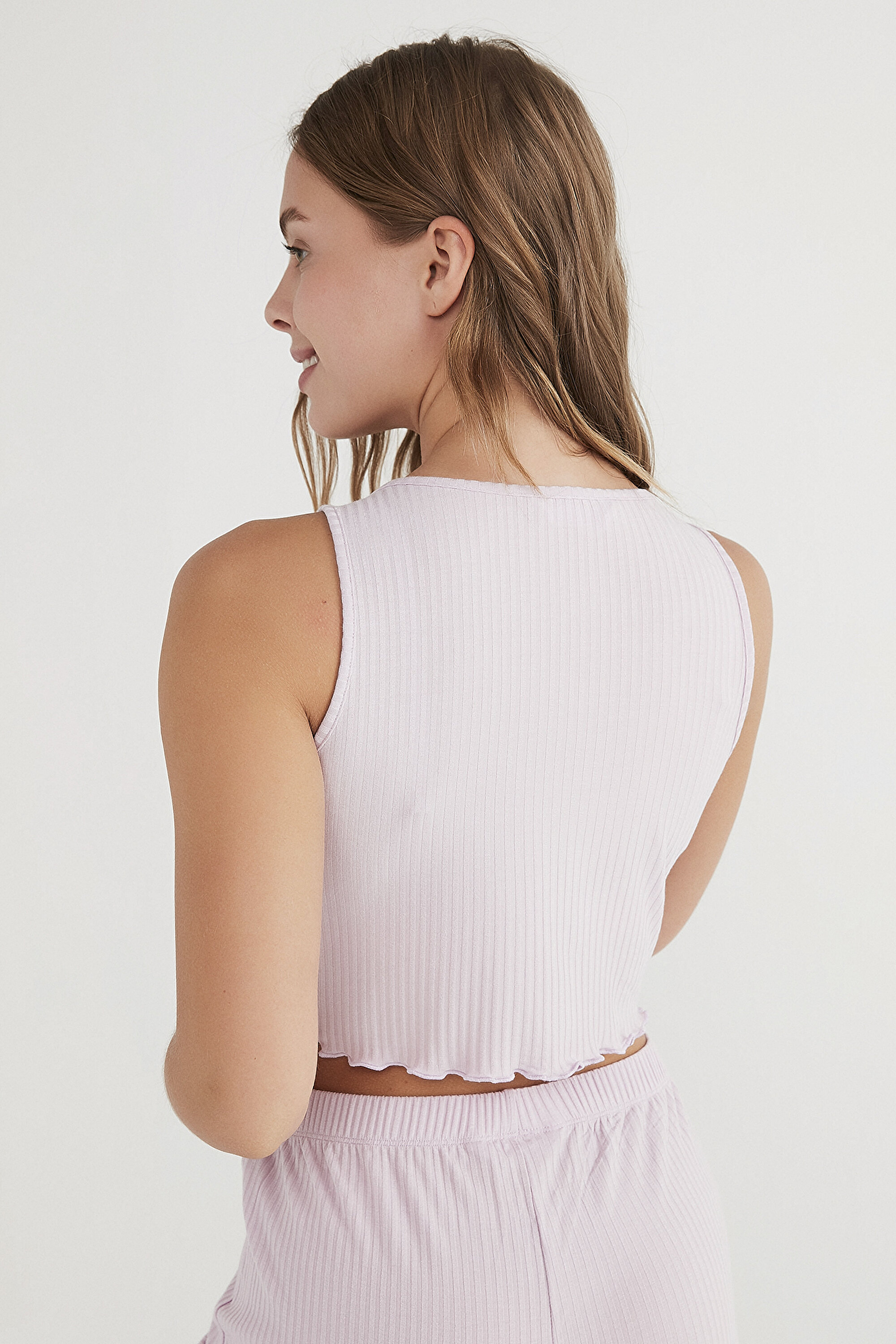 LILAC LOVE CROP ATLET, L, LA19 LILA