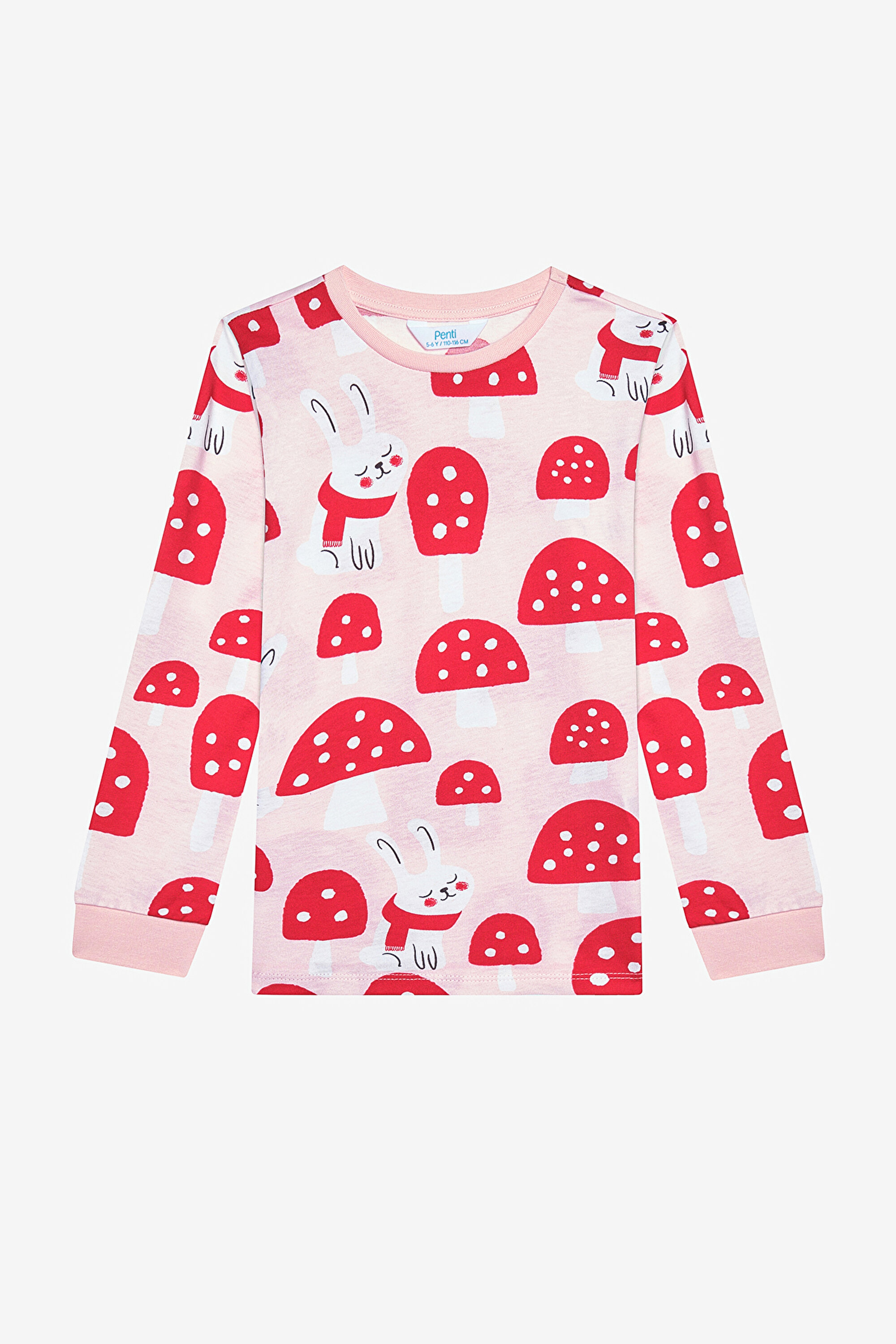 G.MUSHROOM LS 2 PACK PJ, 11-12, MIX MIX