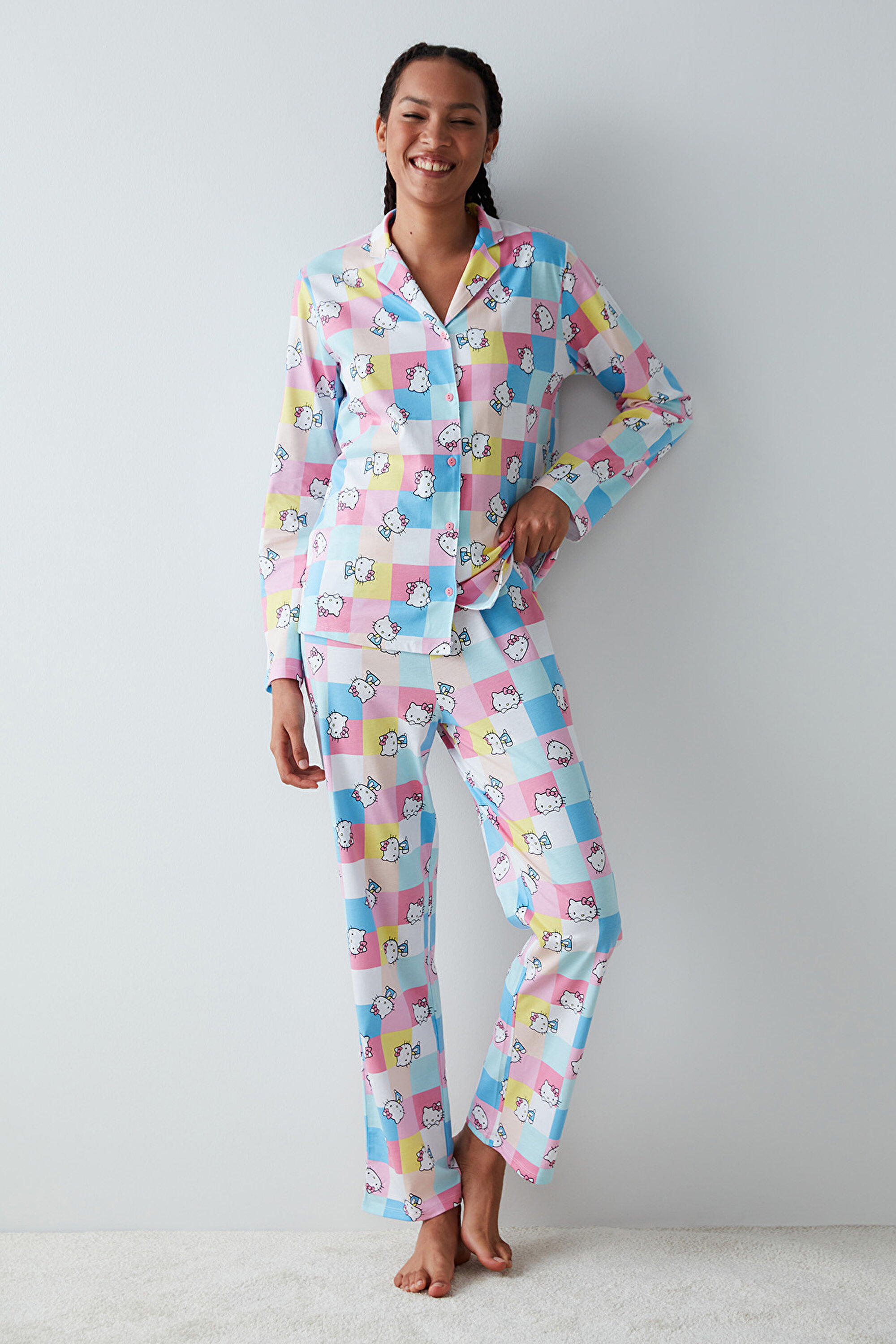 HELLO KITTY】総柄ロングパンツ（ロングパンツ）｜SNIDEL HOME