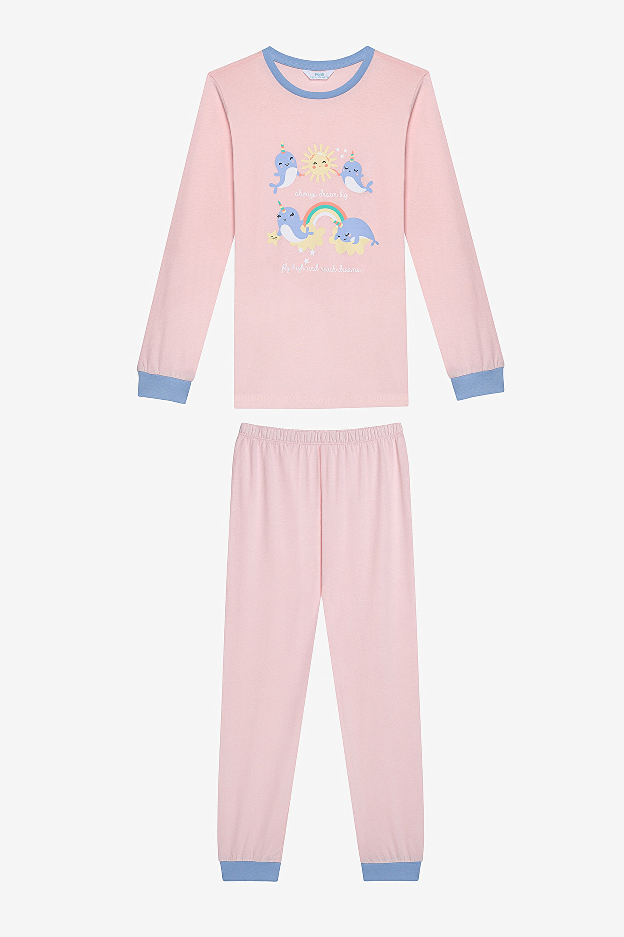 G.SKY LS 2 PACK PJ SET, 11-12, MIX MIX