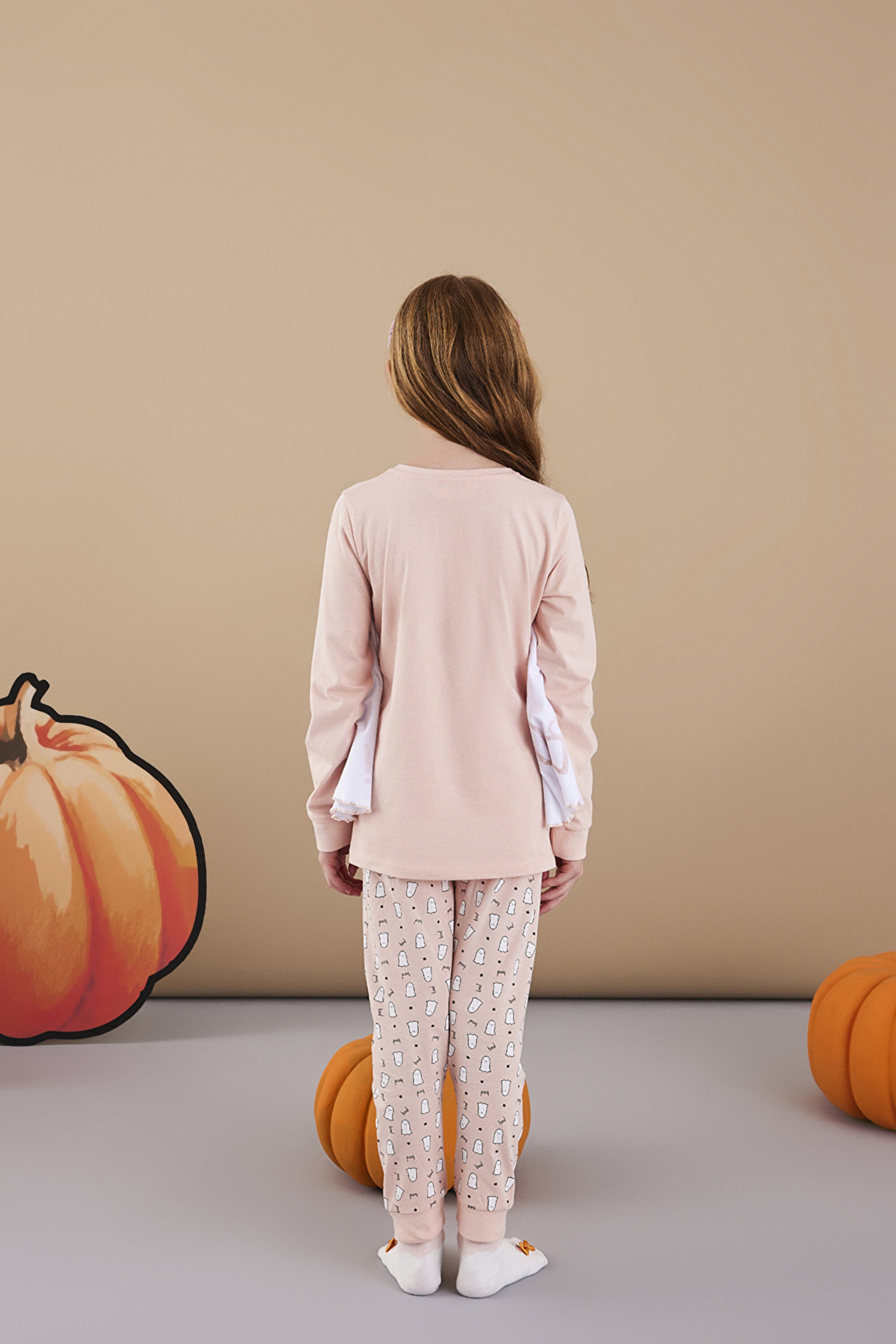 GIRLS BOO LS 2LI PJ, 3-4, PIX PEMBE MIX