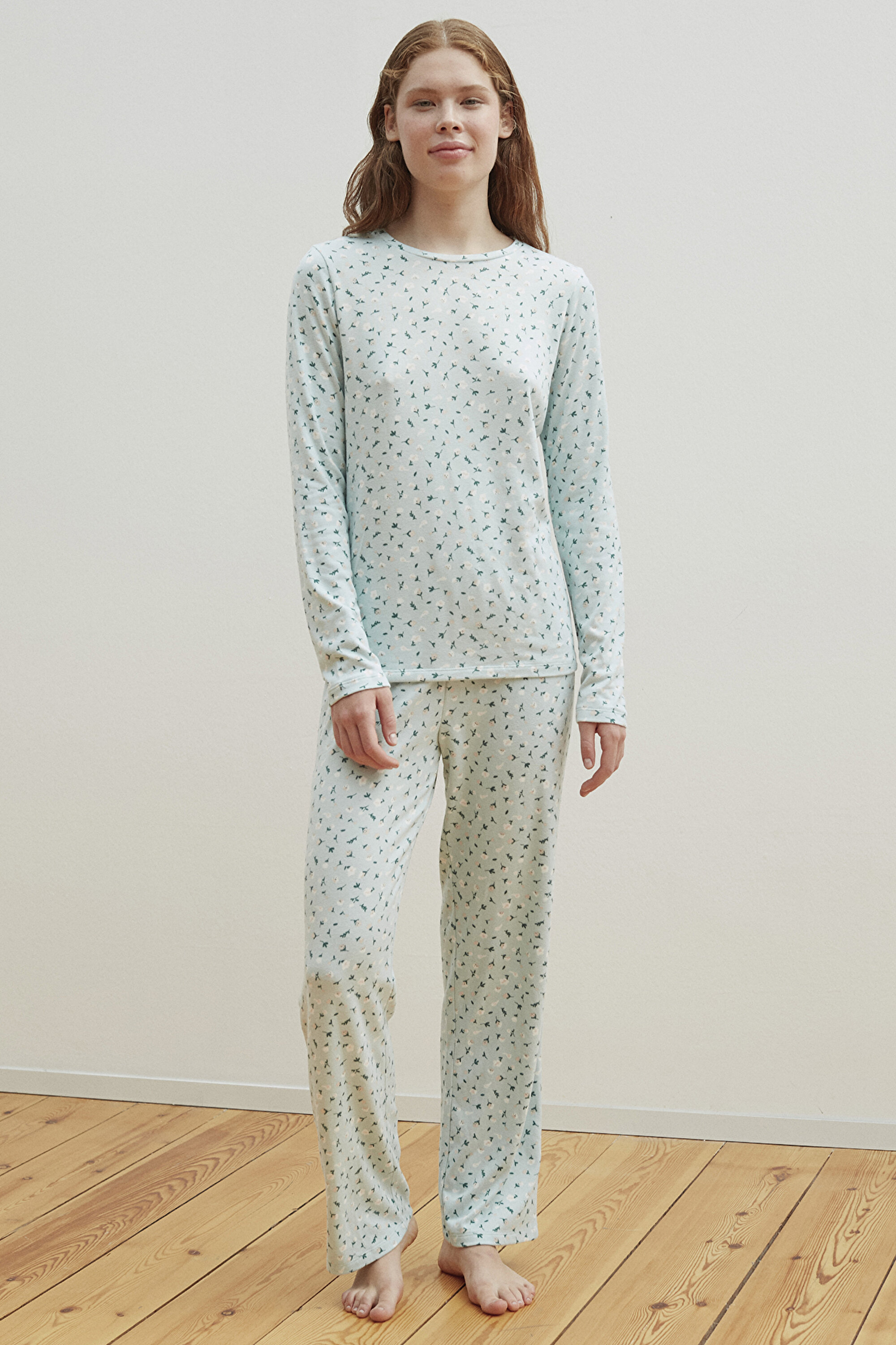 MINT DITSY TERMAL LS, L, PSL PUSLU MAVI