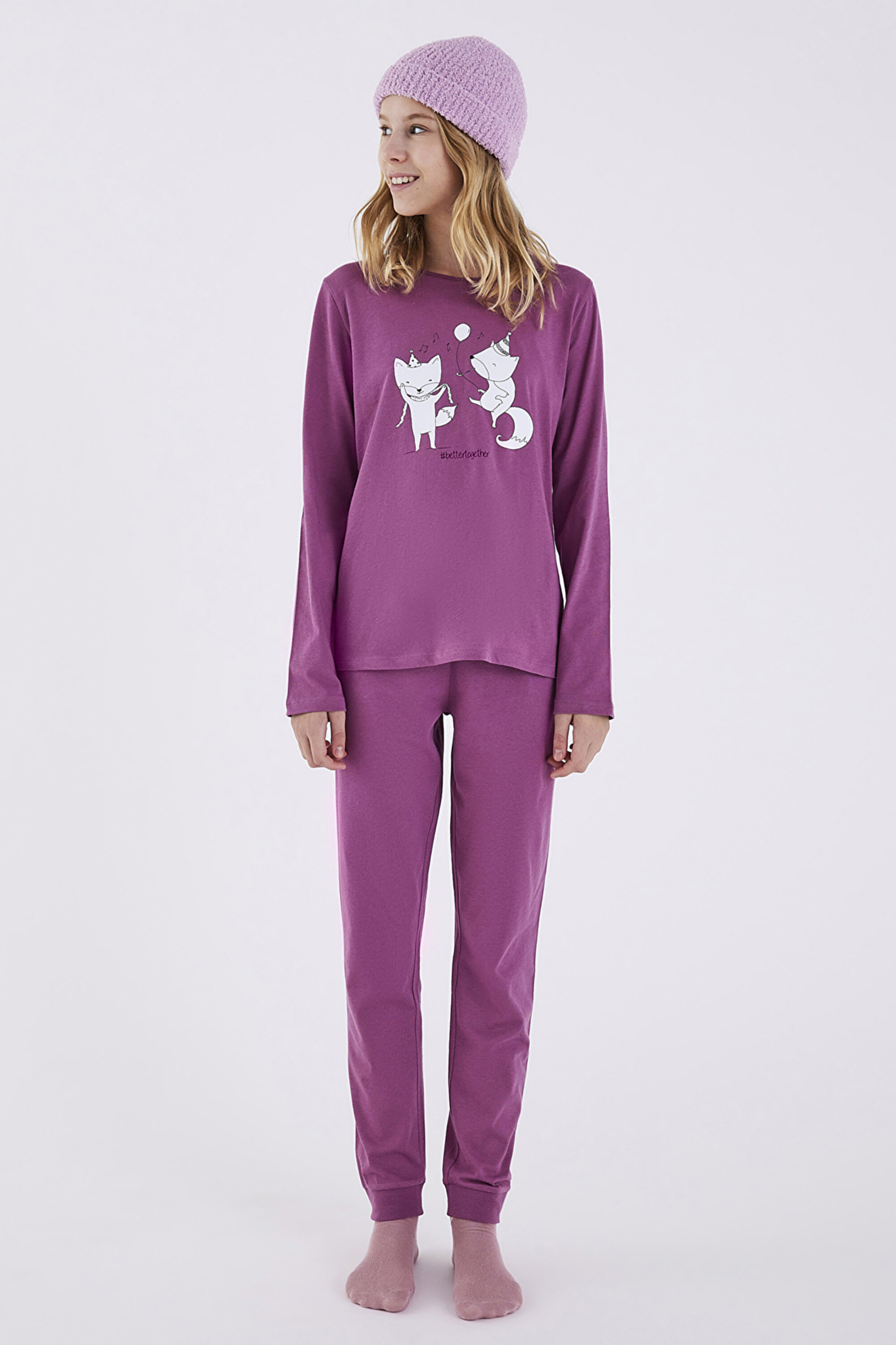 TEEN FOXY CK LS 2LI PJ, 112, LA38 LEYLAK