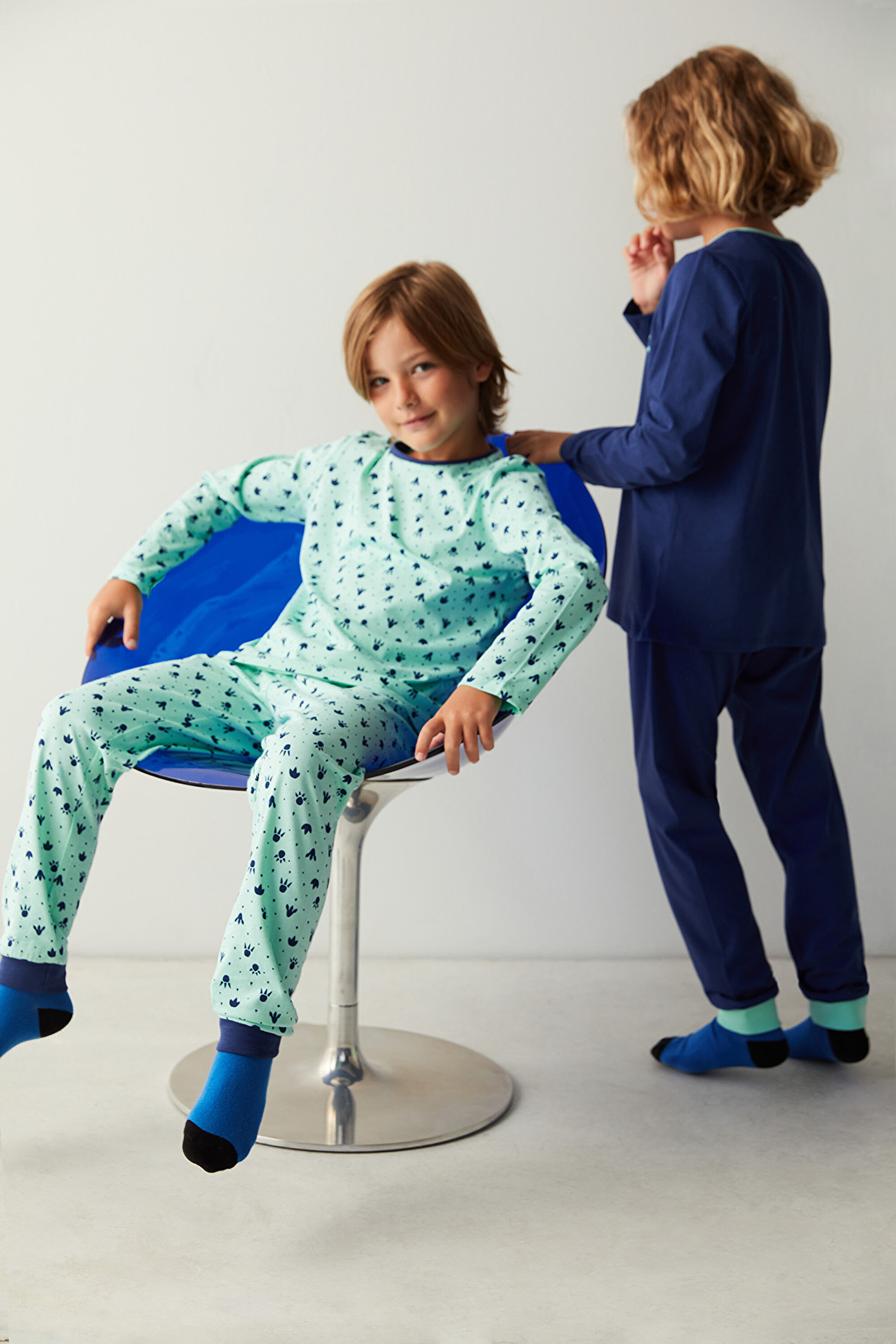 B.STEPS CK LS 2 PACK PJ, 11-12, MIX MIX