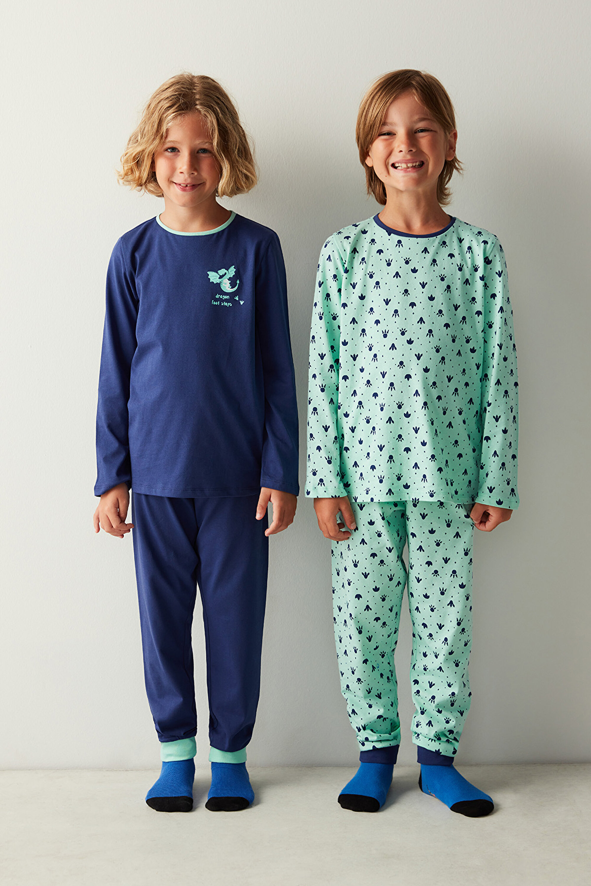 B.STEPS CK LS 2 PACK PJ, 11-12, MIX MIX