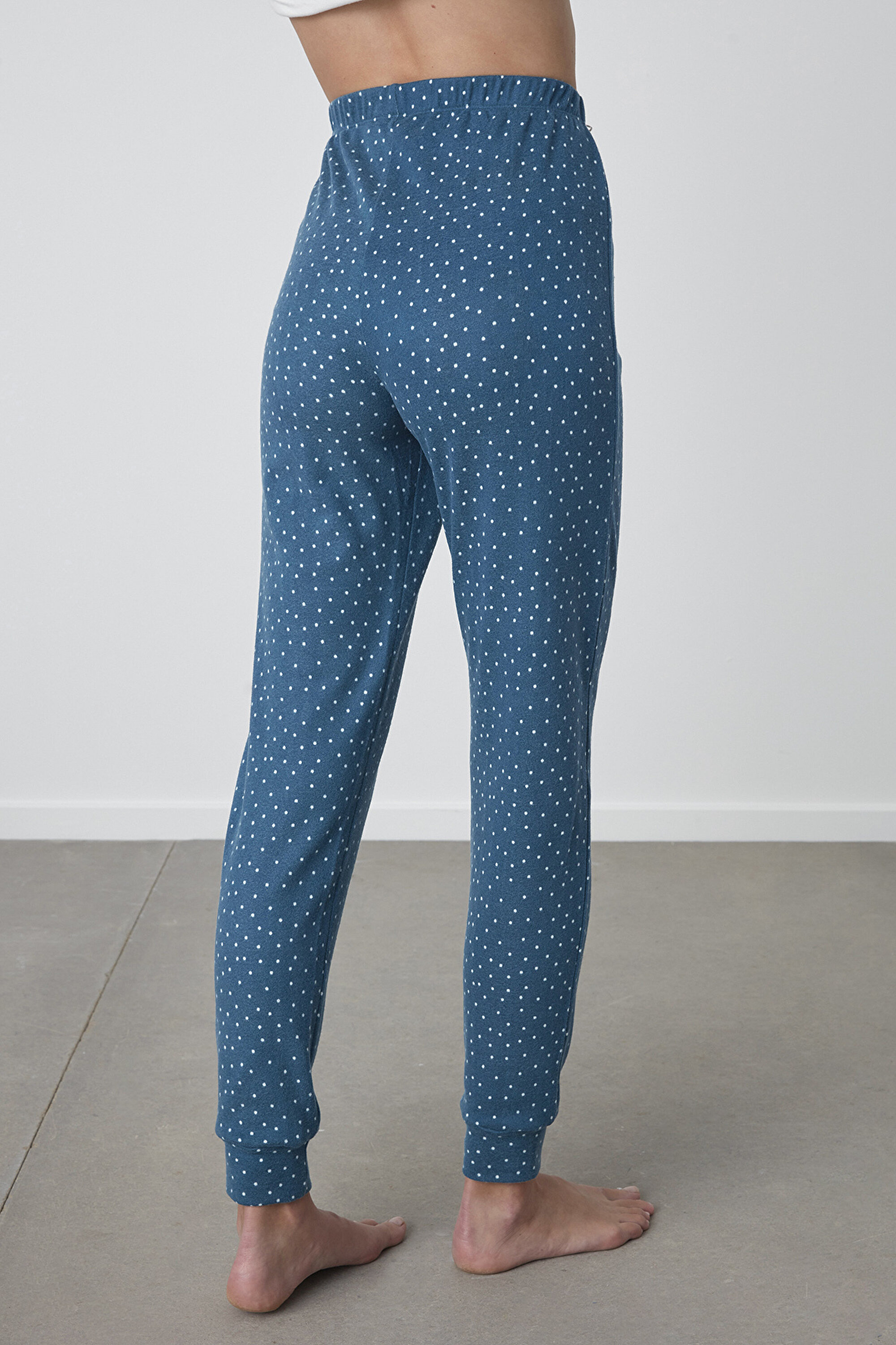 COZY PRINTED TERMAL, L, PT15 PETROL MAVI