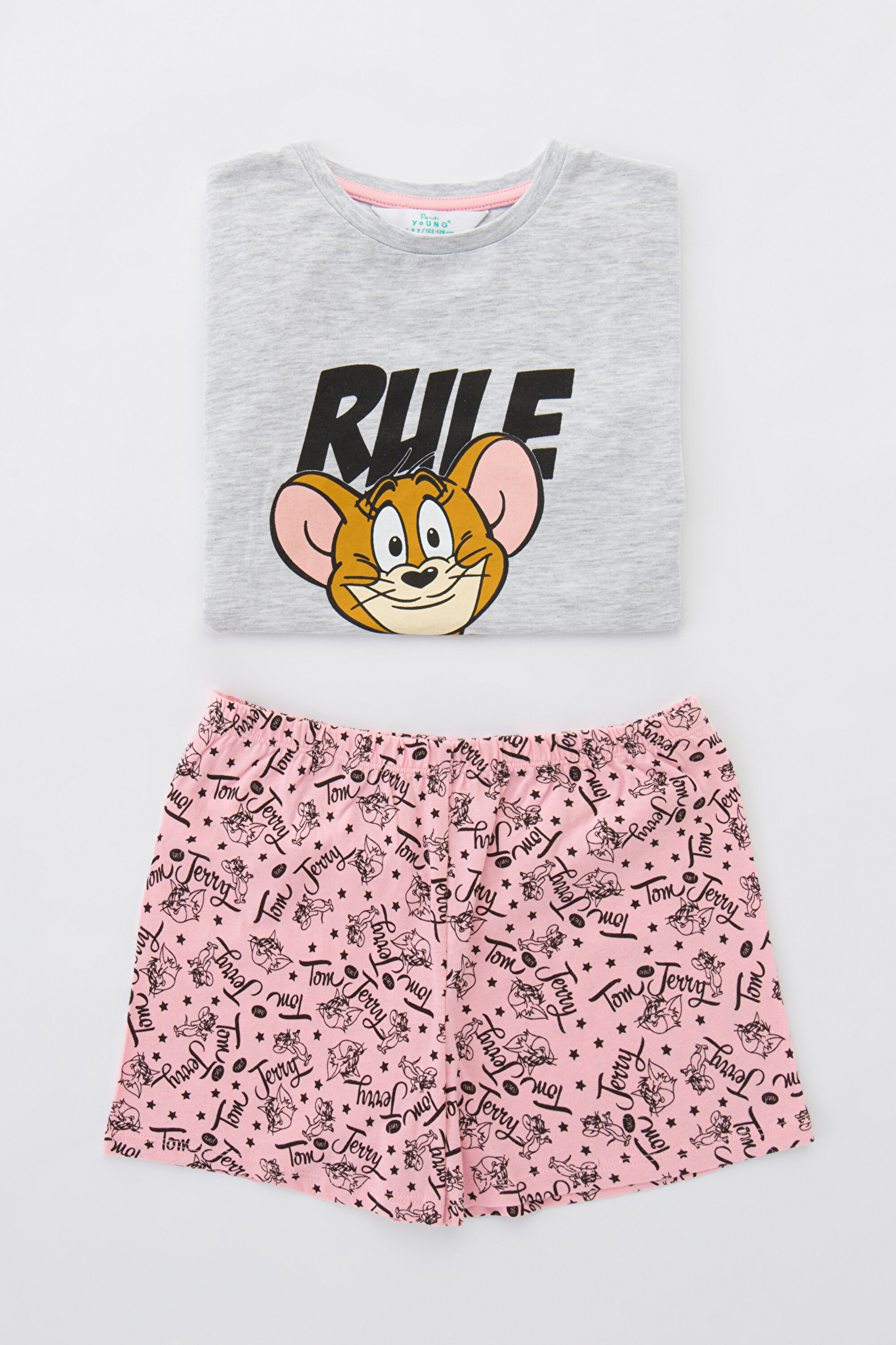 GIRLS LIC TOM&JERRY SSS DA, 3-4, MIX MIX