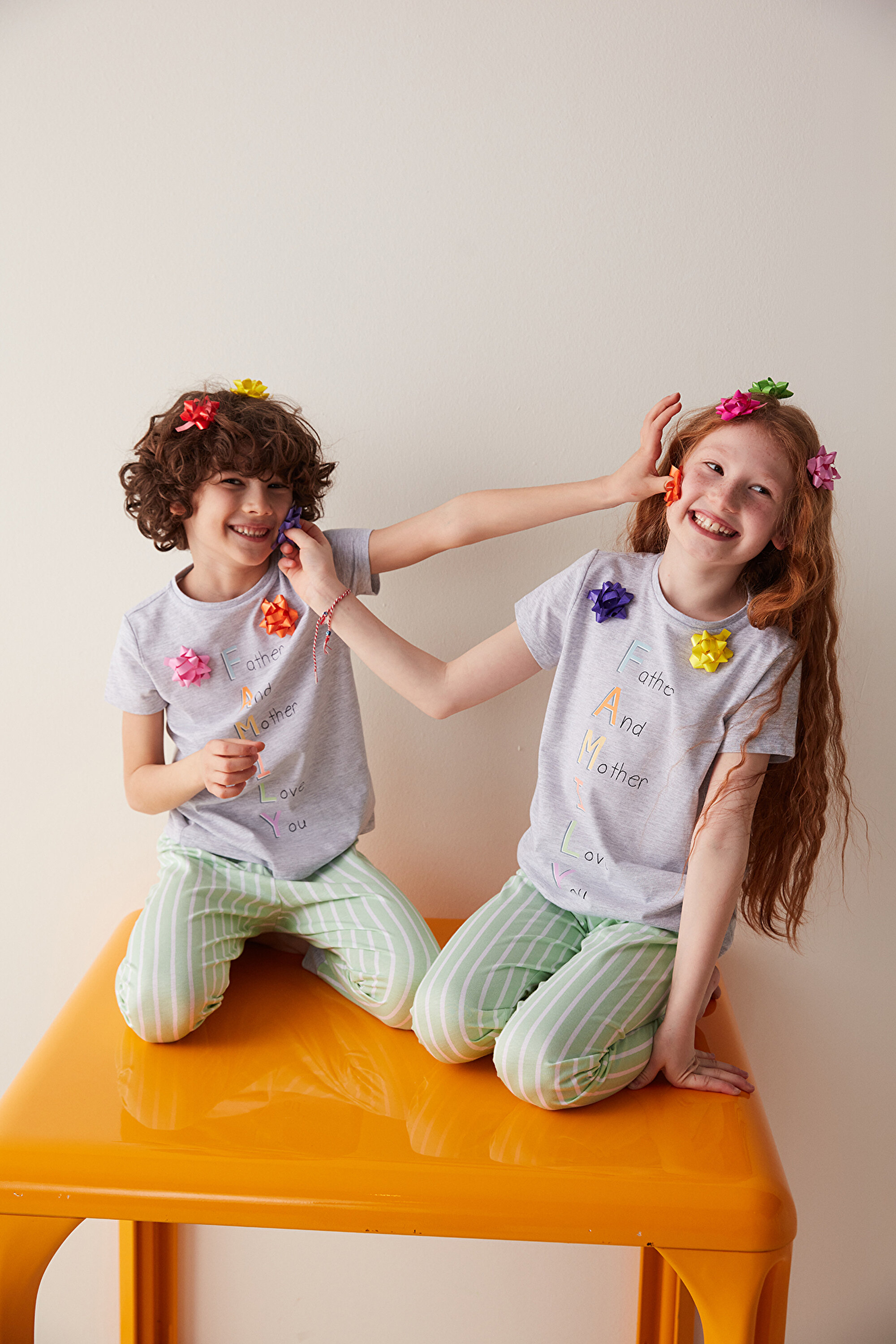 U.FIRST FAM SS 2 PACK PJ S, 112, MIX MIX