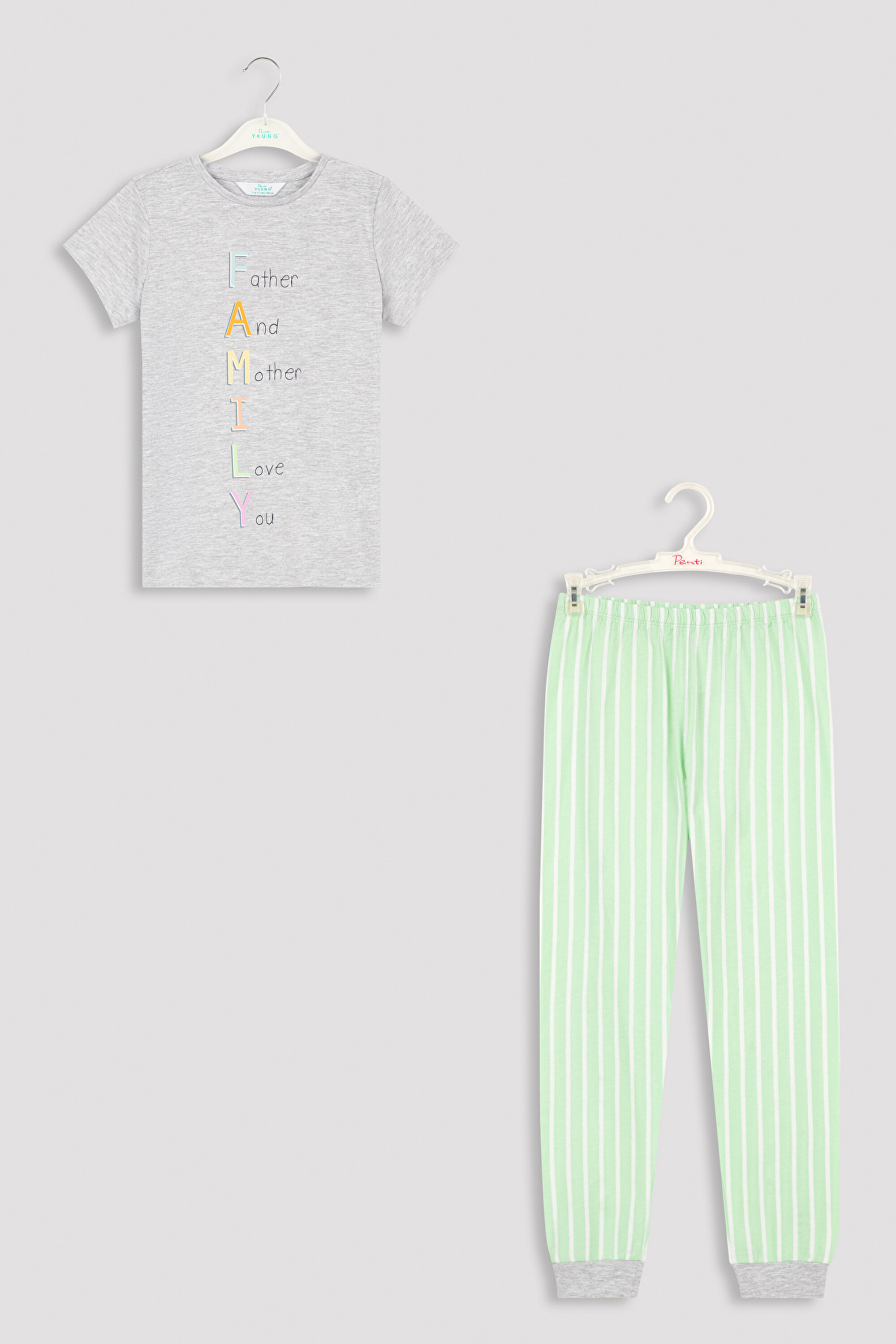 U.FIRST FAM SS 2 PACK PJ S, 112, MIX MIX