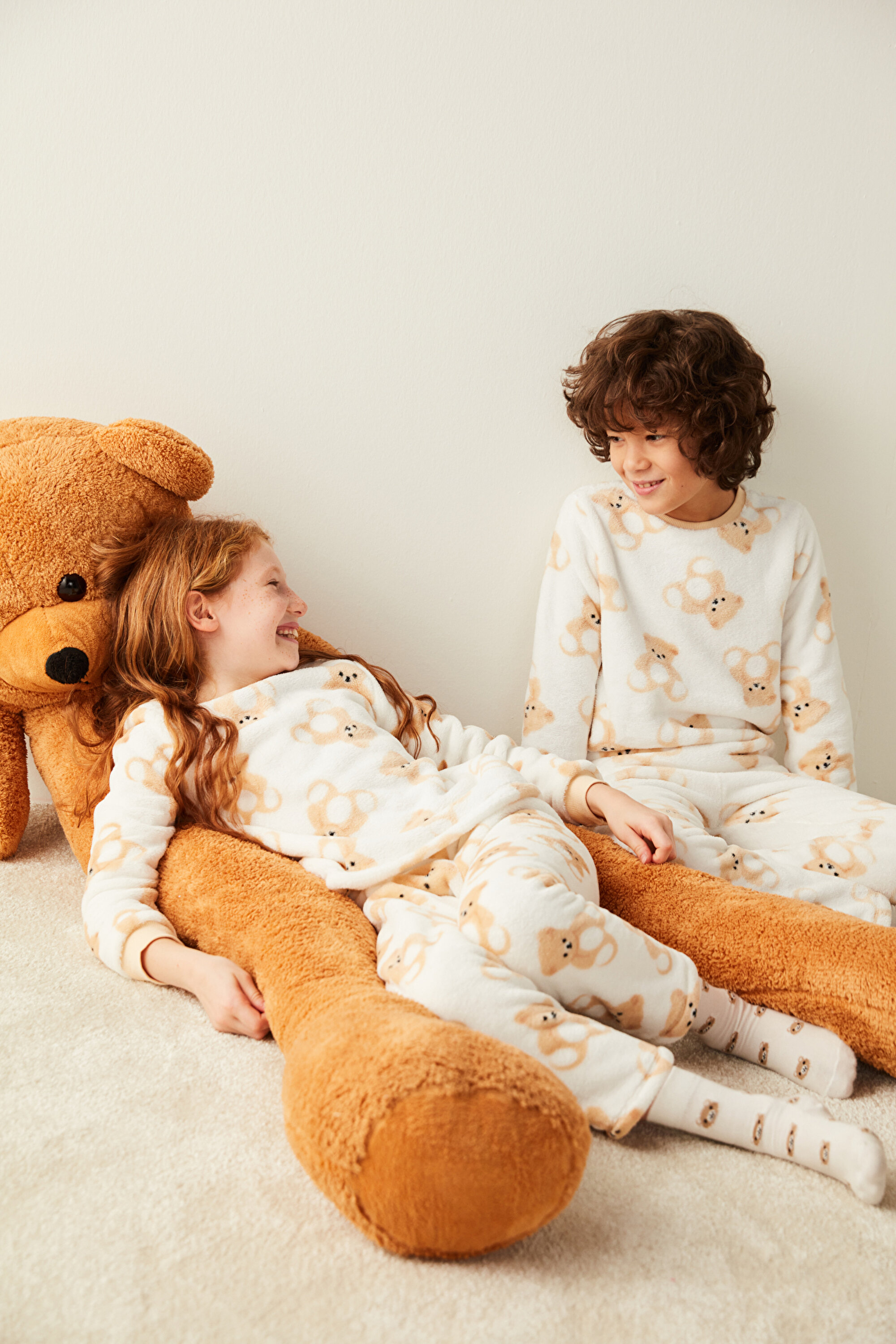 U.TEDDY BEAR LS, 11-12, B32 KIRIK BEYAZ
