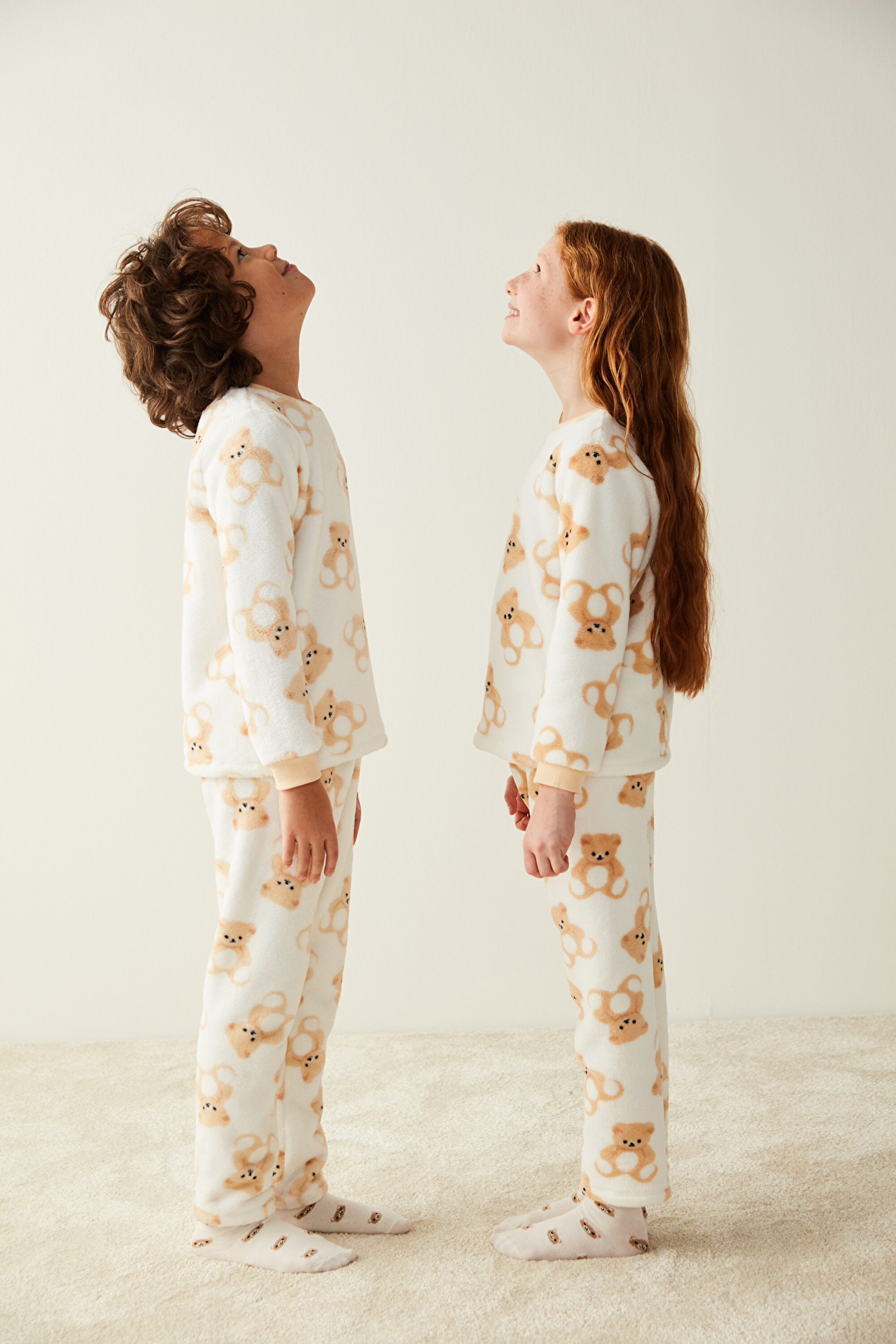 U.TEDDY BEAR LS, 11-12, B32 KIRIK BEYAZ