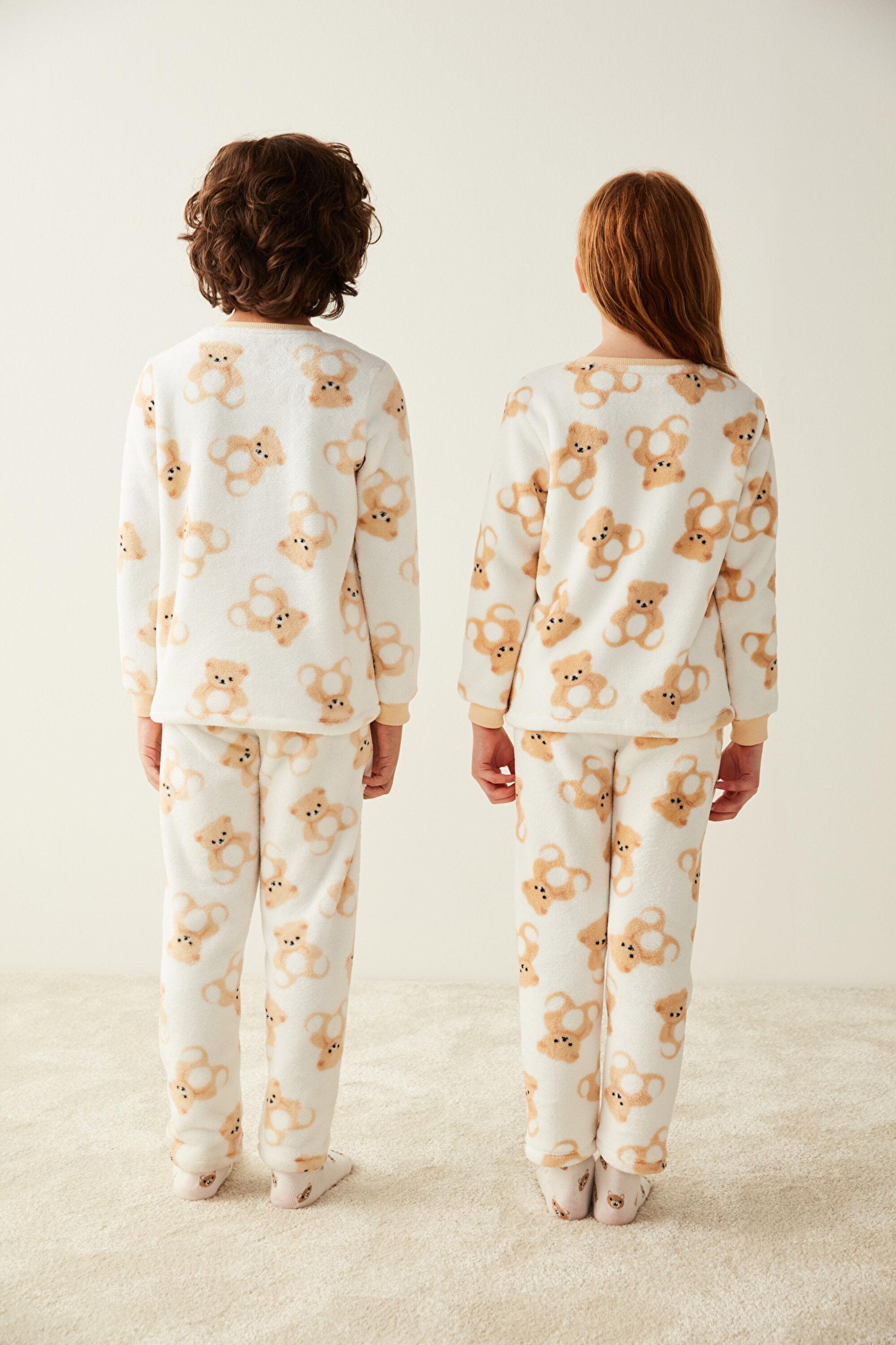 U.TEDDY BEAR LS, 11-12, B32 KIRIK BEYAZ