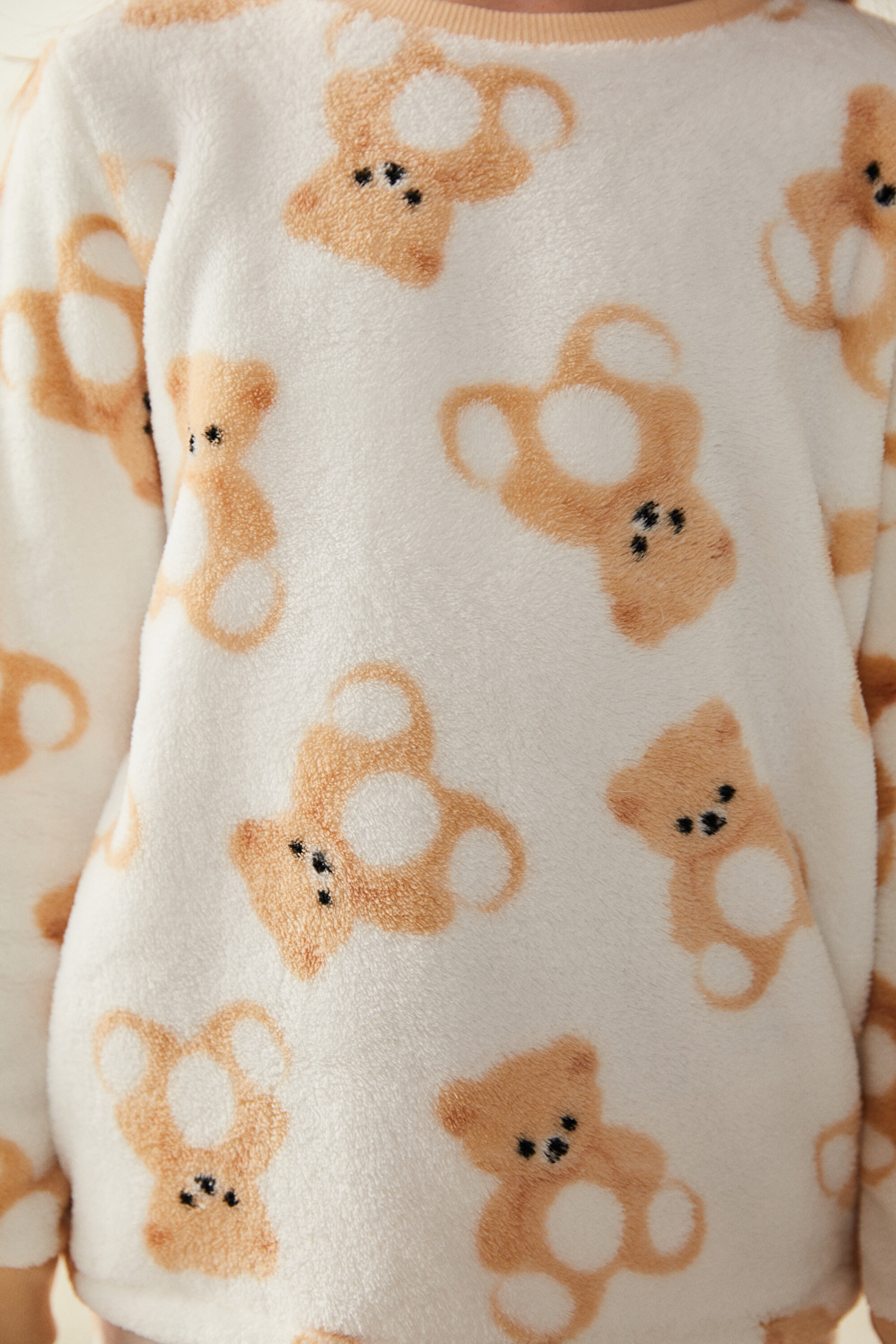 U.TEDDY BEAR LS, 11-12, B32 KIRIK BEYAZ