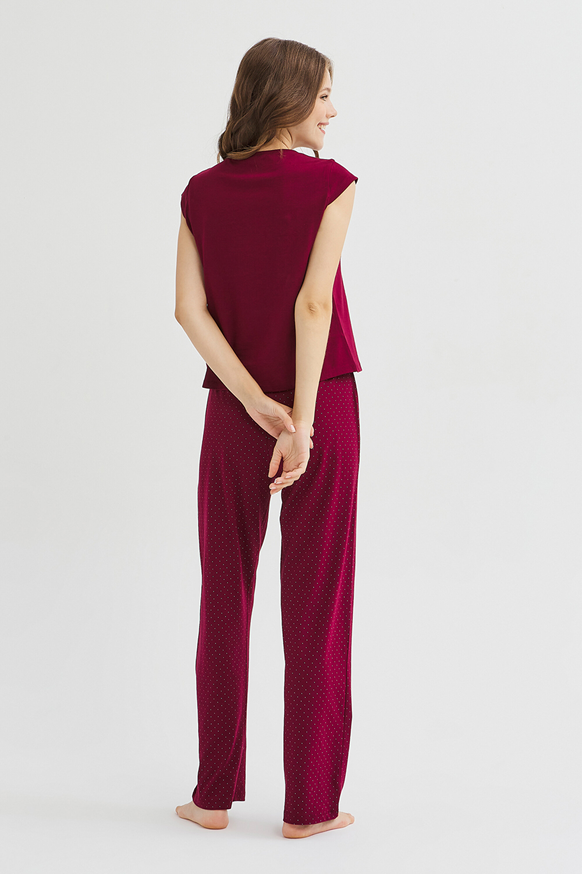 BASE BURGUNDY SS PANTOLON, L, BX5 BORDO