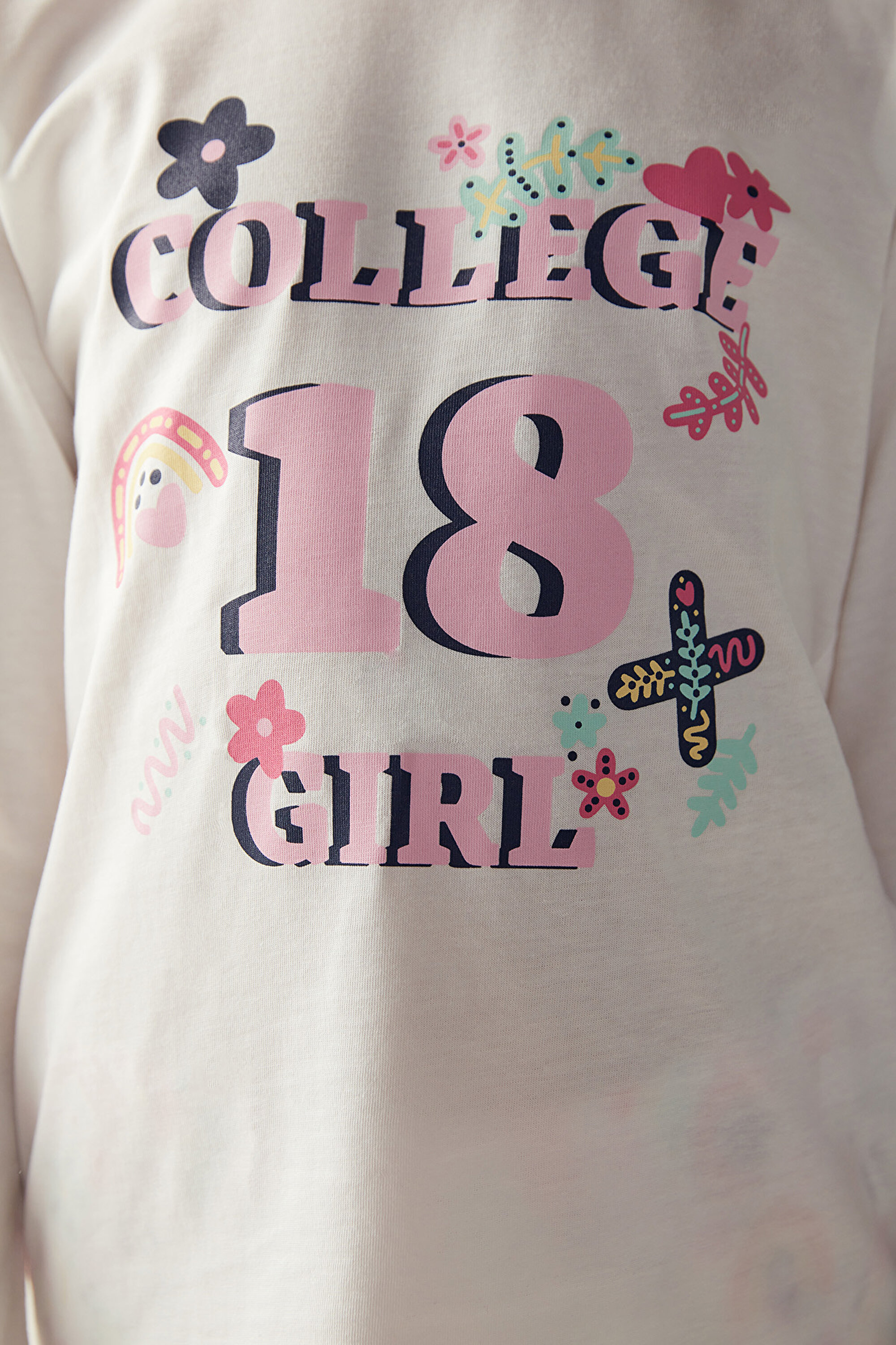 G.COLLEGE GIRL LS 2 PACK, 11-12, MIX MIX